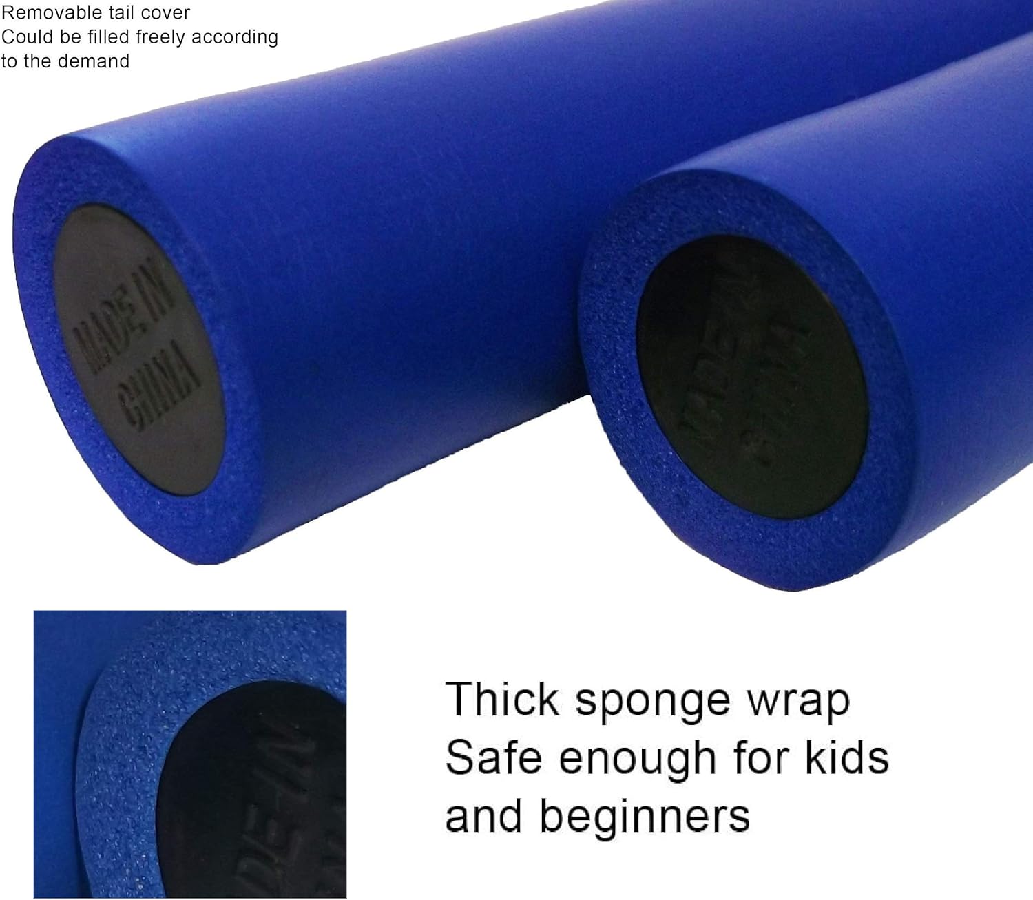 F.A.L. product Martial Arts Equipment Foam Padded Sticks with Carry Bag Case Set 2 Pieces