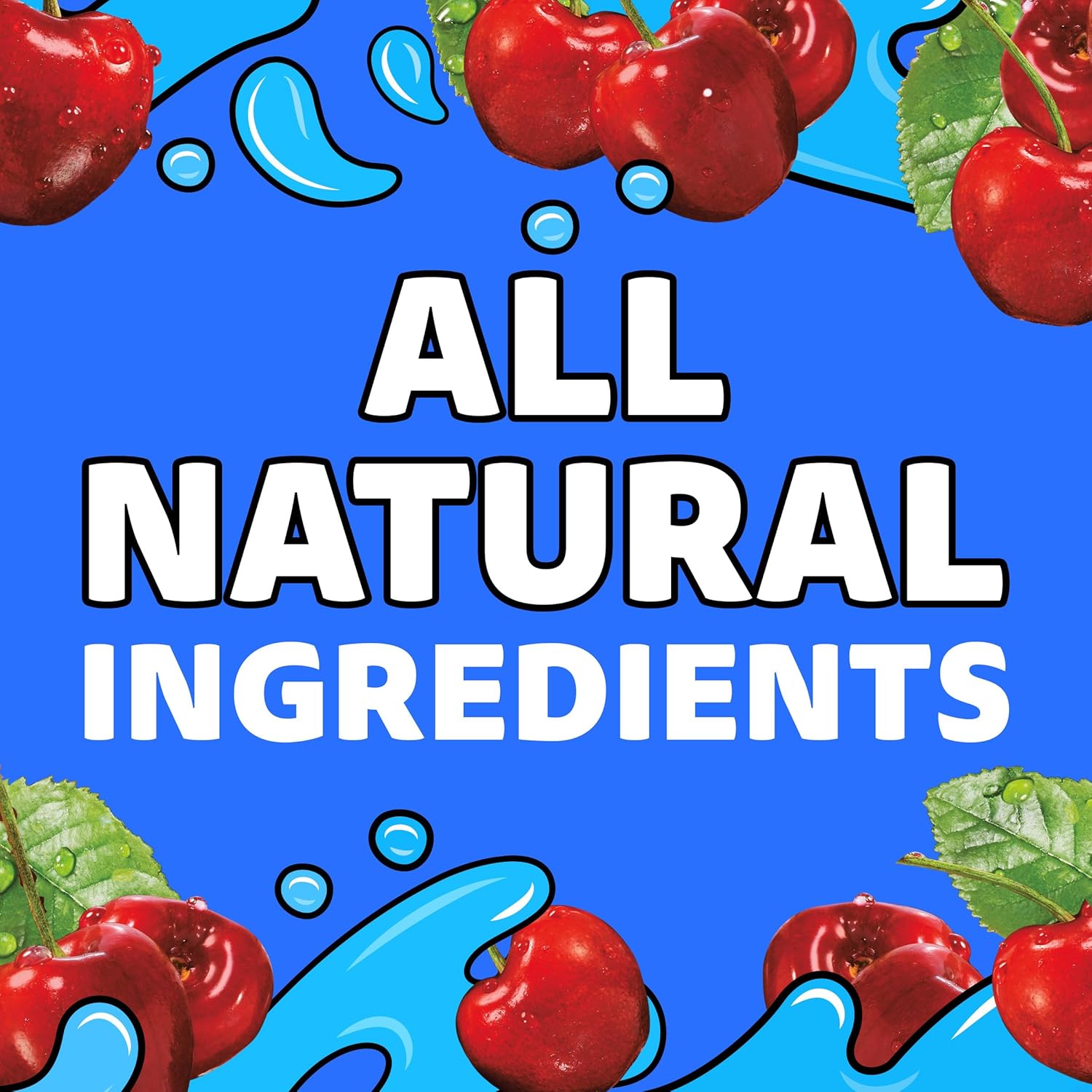 Capri Sun Wild Cherry – Mezcla de bebida de jugo para niños con sabor natural (caja de 10 unidades, bolsas de 6 onzas líquidas)