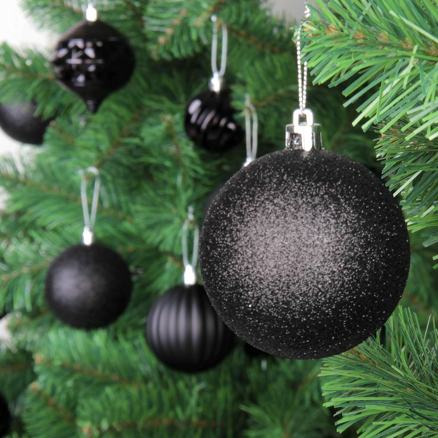 Jusdreen 31 esferas decorativas para árbol de Navidad, inastillables, esferas colgantes para árbol de Navidad, decoración para vacaciones, fiestas,