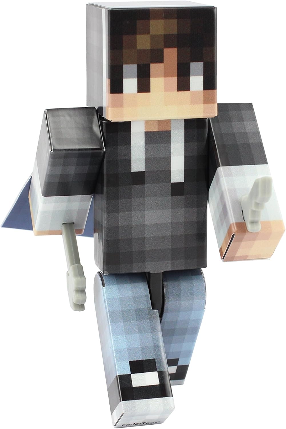 EnderToys Figura de acción de chico con capucha negra