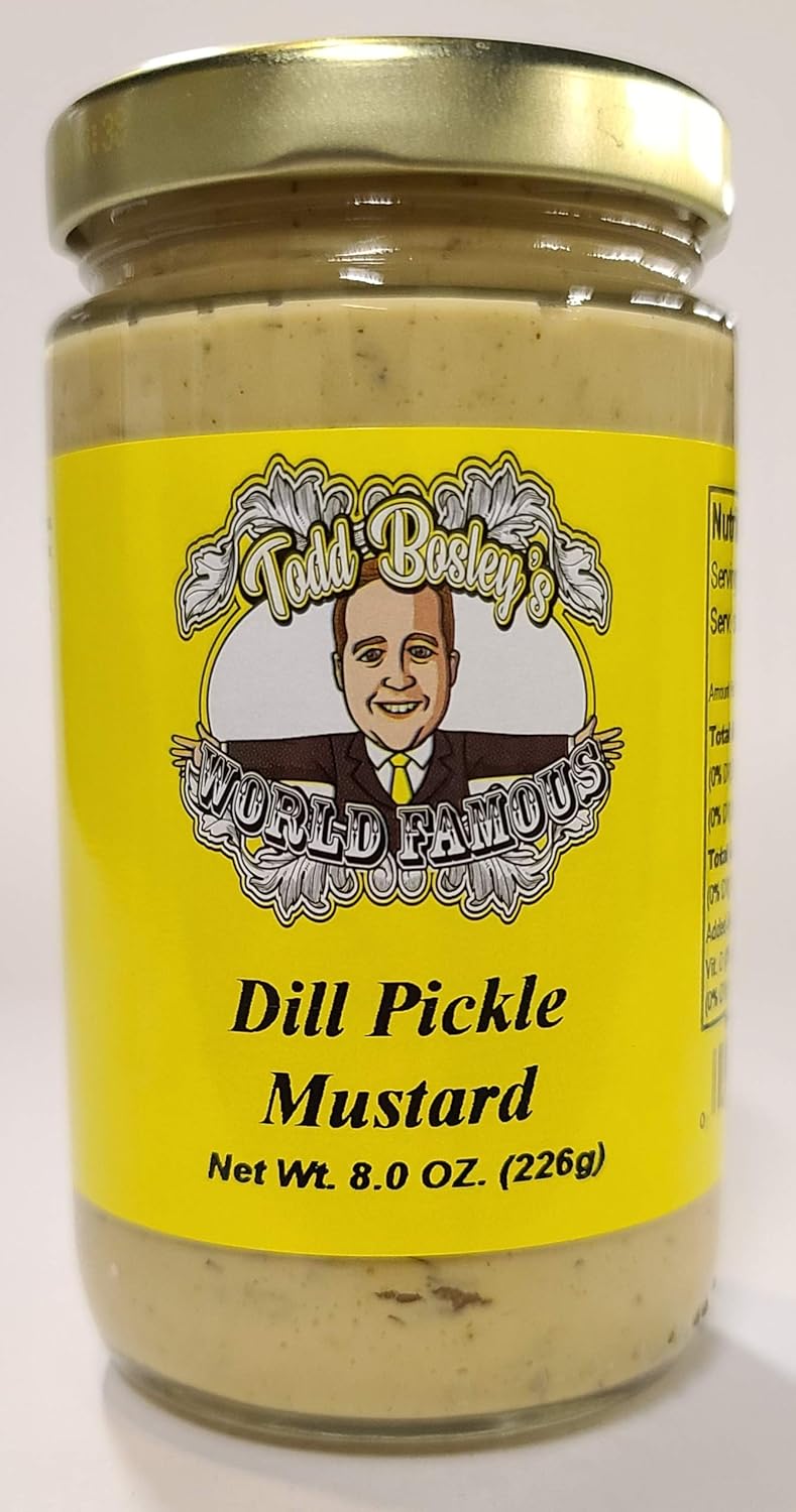 Todd Bosley’s World Famous Eneldo Pickle Mostaza (paquete de 2)