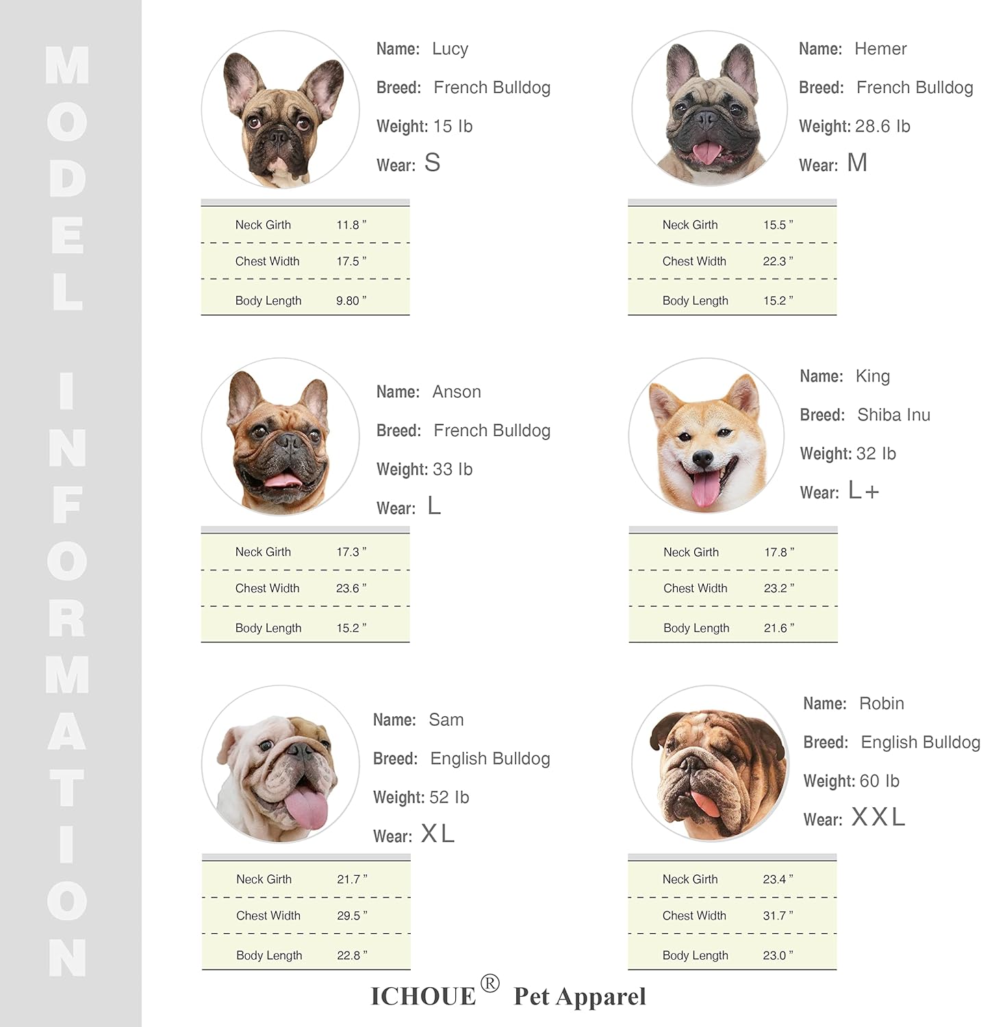 iChoue Sudadera de Bulldog Francés Bordado Ropa para Perro para Pug Frenchie Inglés Amarican Pitbull Boston Terrier – NegroMediano