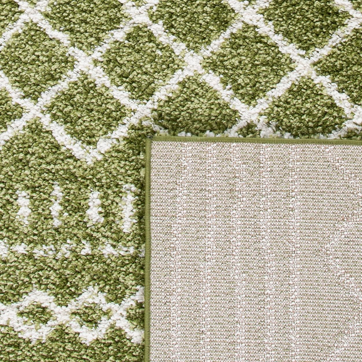 SAFAVIEH Colección Arizona Shag – Alfombra decorativa de 3’2″x 5′, 1.6″ de grosor, no desprende pelusa, de fácil cuidado, para recibidor, sala o