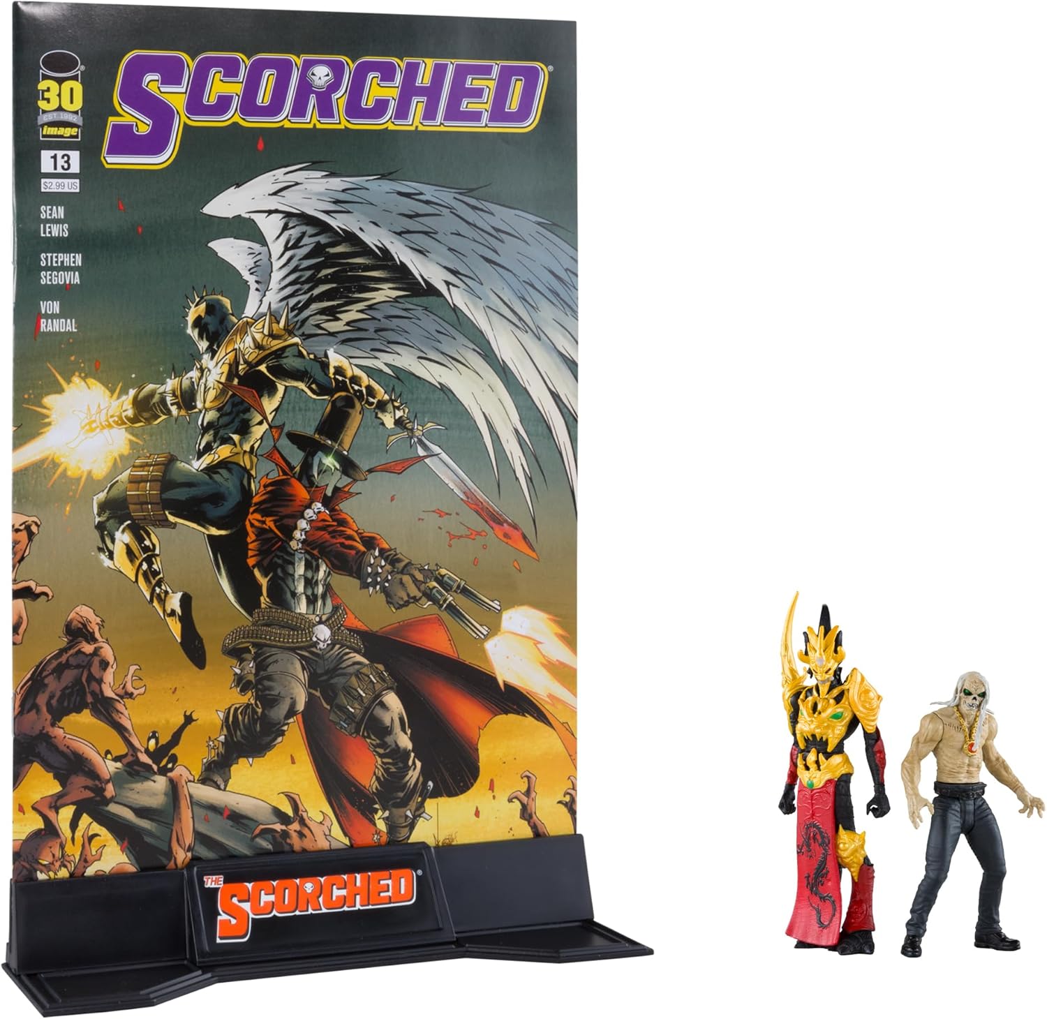 McFarlane Toys – Spawn Page Punchers 2pk Freak and Mandarin Spawn Figuras de acción de 3 pulgadas con cómic
