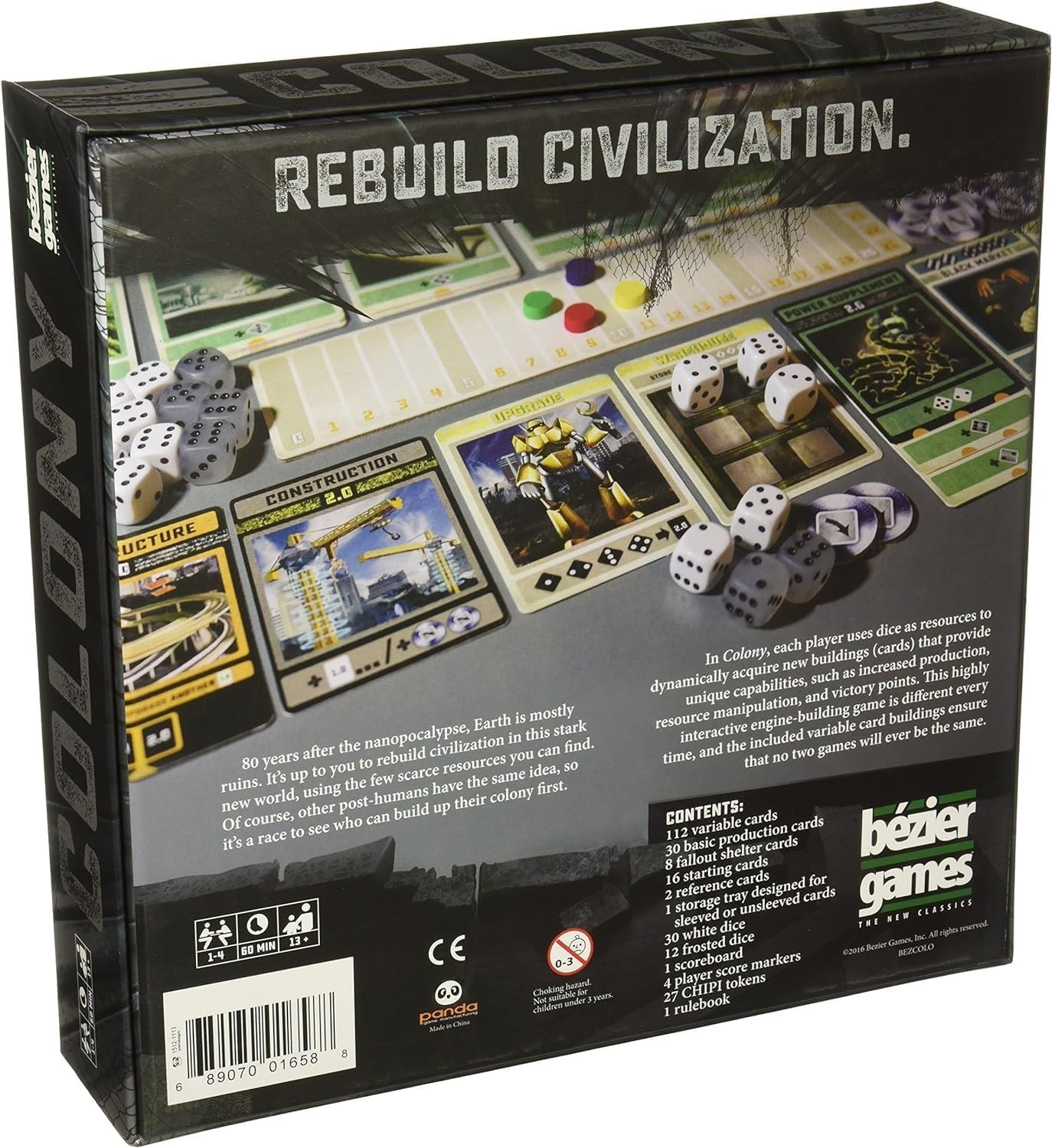 Juego de mesa Colony.