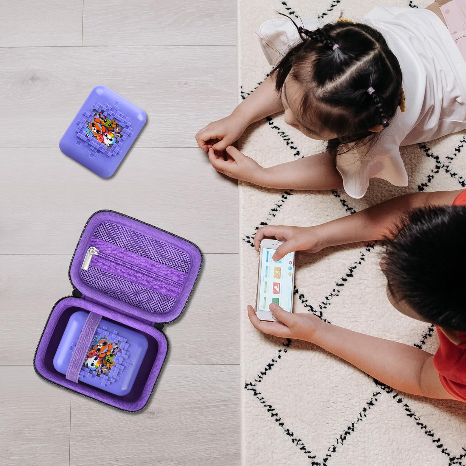 Estuche rígido de transporte para Bitzee Interactive Toy Digital Pet, regalos para entusiastas de mascotas virtualesniñas y niños, funda protectora