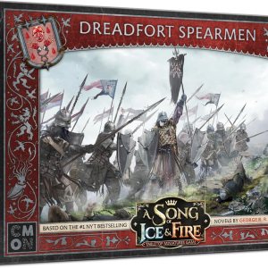CMON Una canción de hielo y fuego juego de miniaturas de mesa Dreadfort Spearmen caja de unidad Lealtad forjada en el norte frígido, juego de CMON Una canción de hielo y fuego juego de miniaturas de mesa Dreadfort Spearmen caja de unidad Lealtad forjada en el norte frígido, juego de