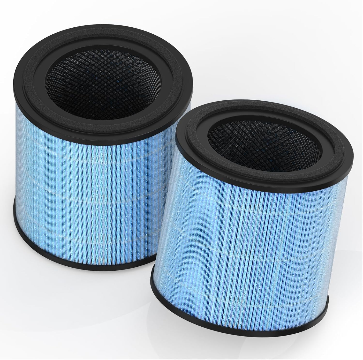 Paquete de 2 filtros de repuesto GL-K802 compatibles con purificador Gonrair serie GL-K802, filtros H13 True HEPA de 4 etapas