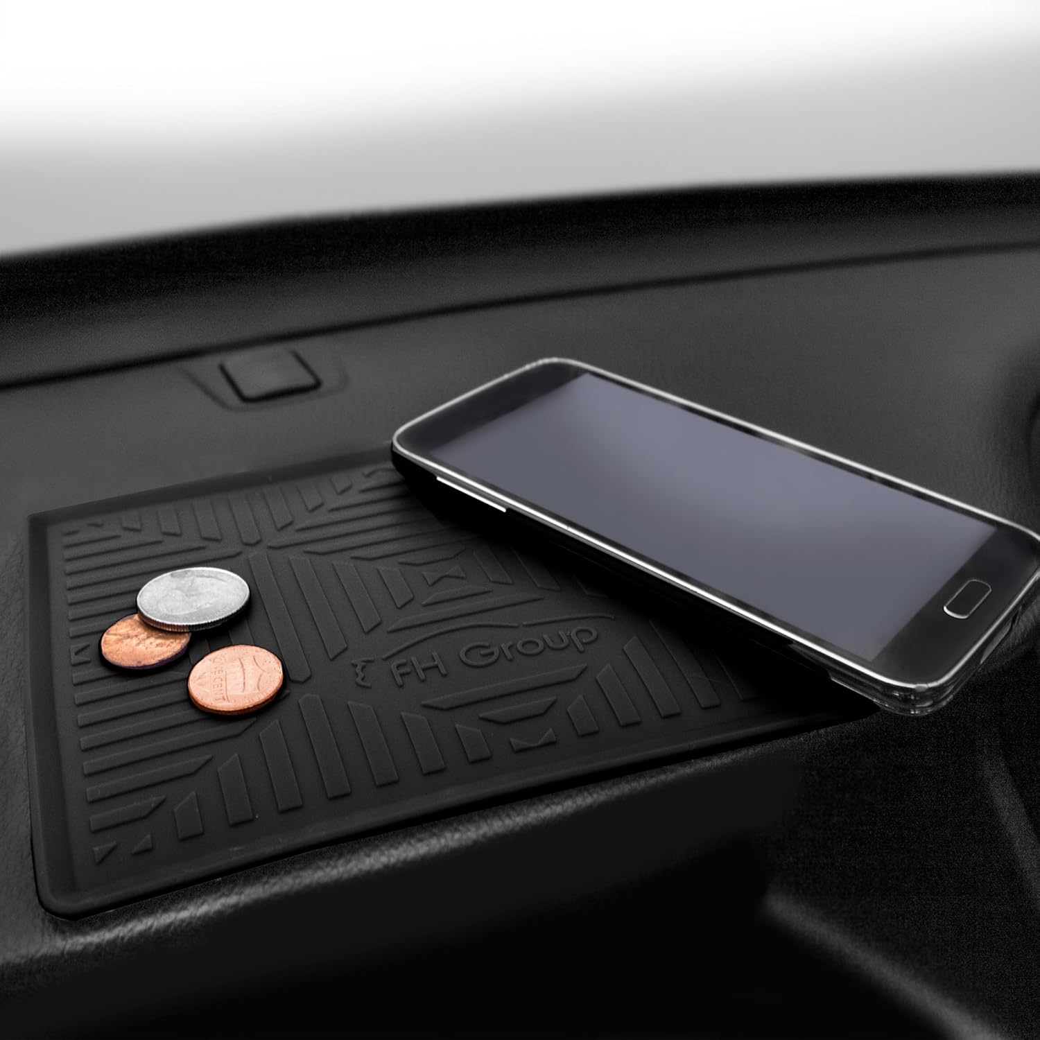 FH Group Juego completo de fundas de asiento para automóvil, camiones, SUV, (marrón) de cuero sintético de lujo, cojín impermeable para asiento de