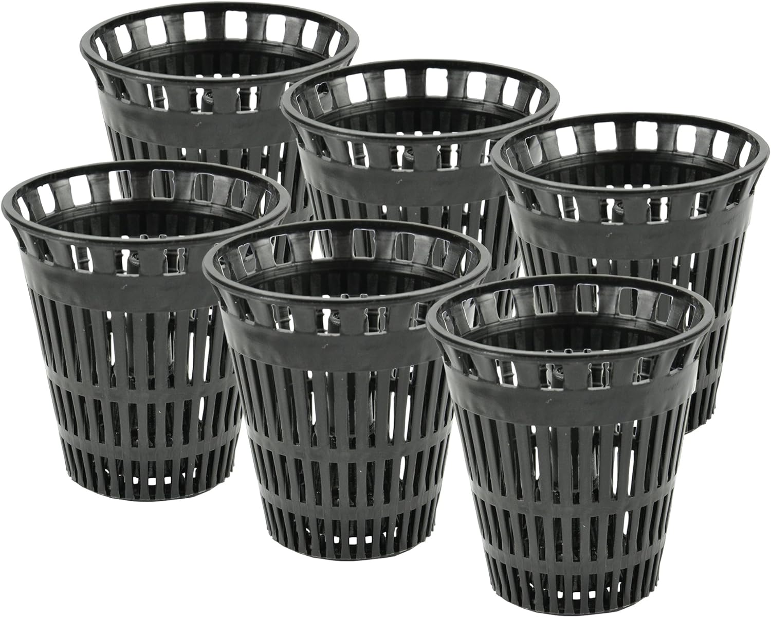 Danco 10739P Cestas de repuesto para trampa de ducha independiente  Prevención de obstrucciones de drenaje de cabello, paquete de 6, negro, 6