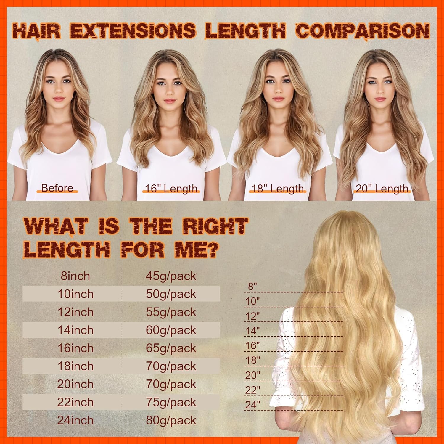 Benehair Extensiones de cabello humano real con clip, color rojo vino, 24 pulgadas de largo, lacio, Remy natural, cabeza completa, 8 unidades, 18
