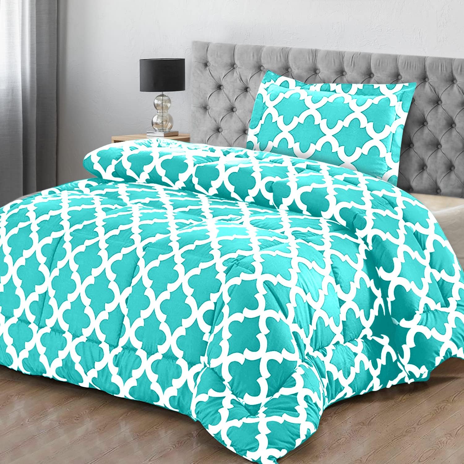 Utopia Bedding Juego de ropa de cama con 1 funda de almohada – Juego de edredón de 2 piezas – Edredón alternativo al plumón – Suave y cómodo –