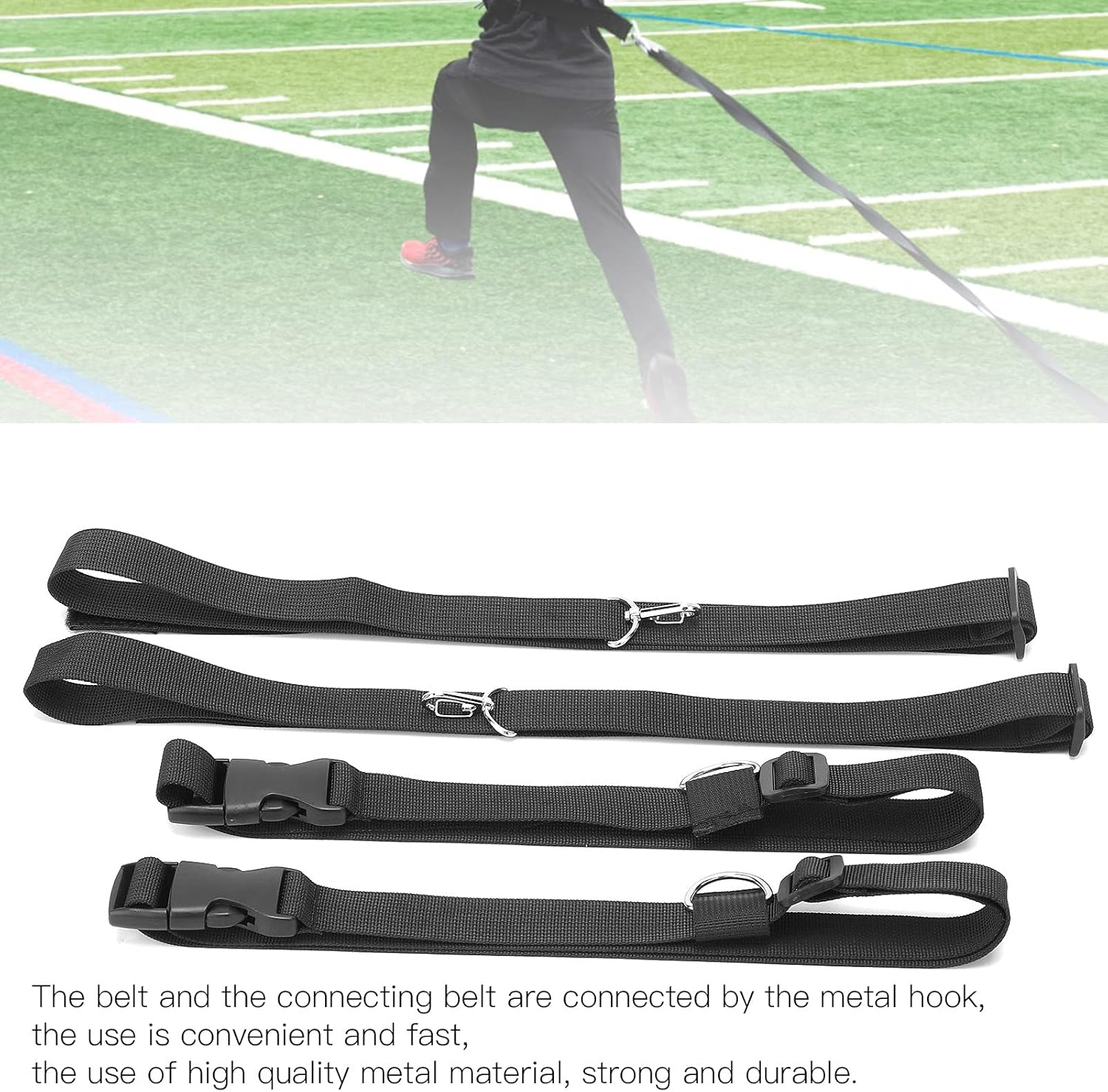 Bandas de velocidad, Nylon Agilidad Entrenamiento Cinturón Defensivo Capacidad Equipo de Entrenamiento de Velocidad Cinturón de Reacción para