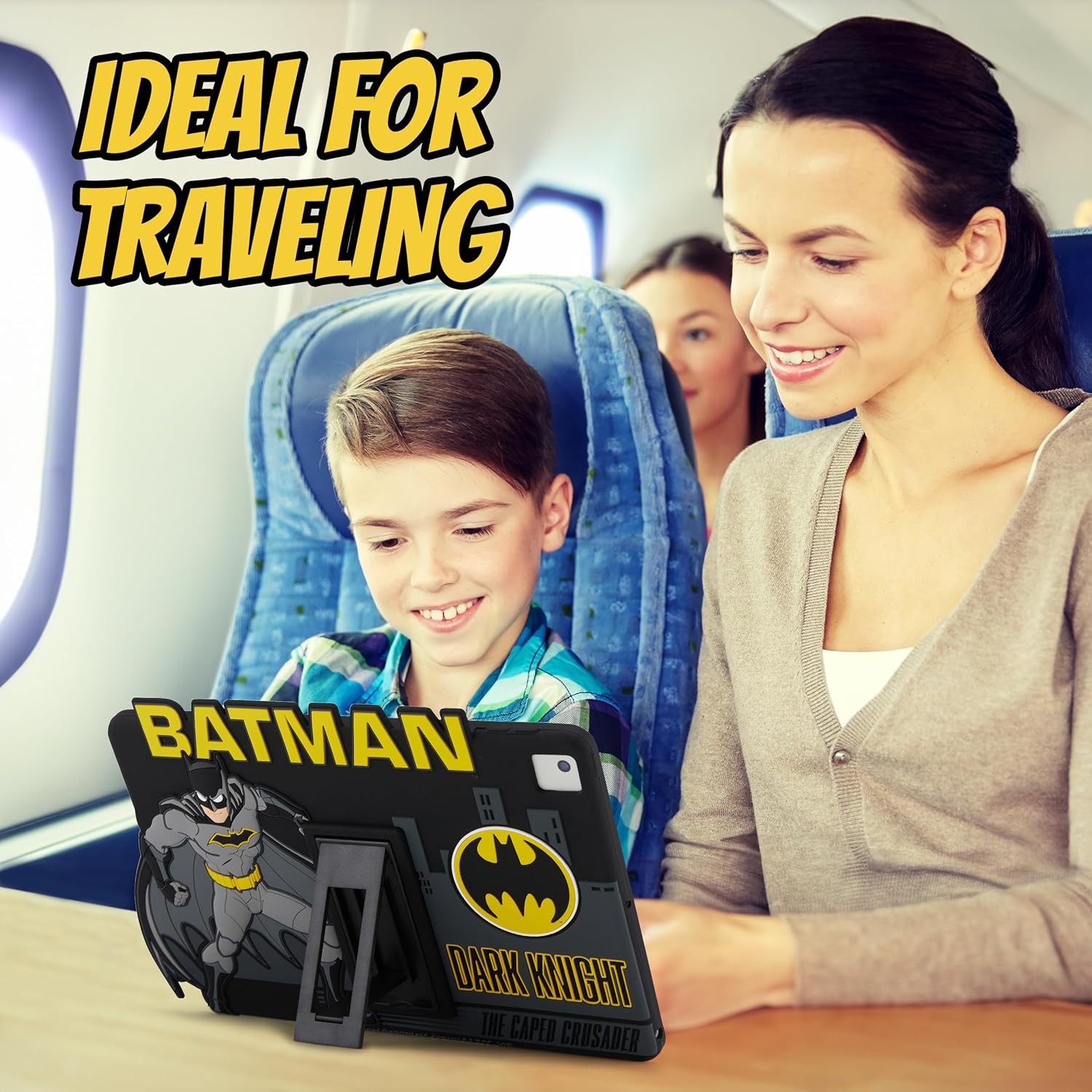 Batman – Funda para iPad de 9 generación, funda para iPad de 8 generación, funda para iPad de 7 generación para niños, funda para iPad 10.2