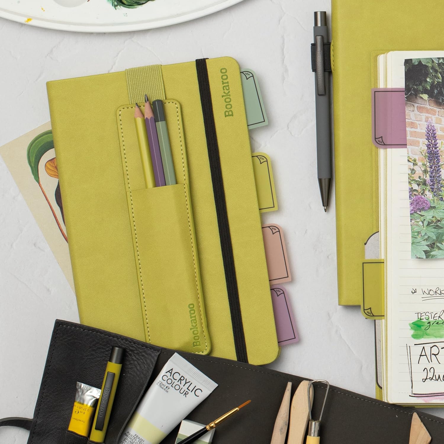 IF Bookaroo – Estuche para bolígrafos, Lima, Moderno