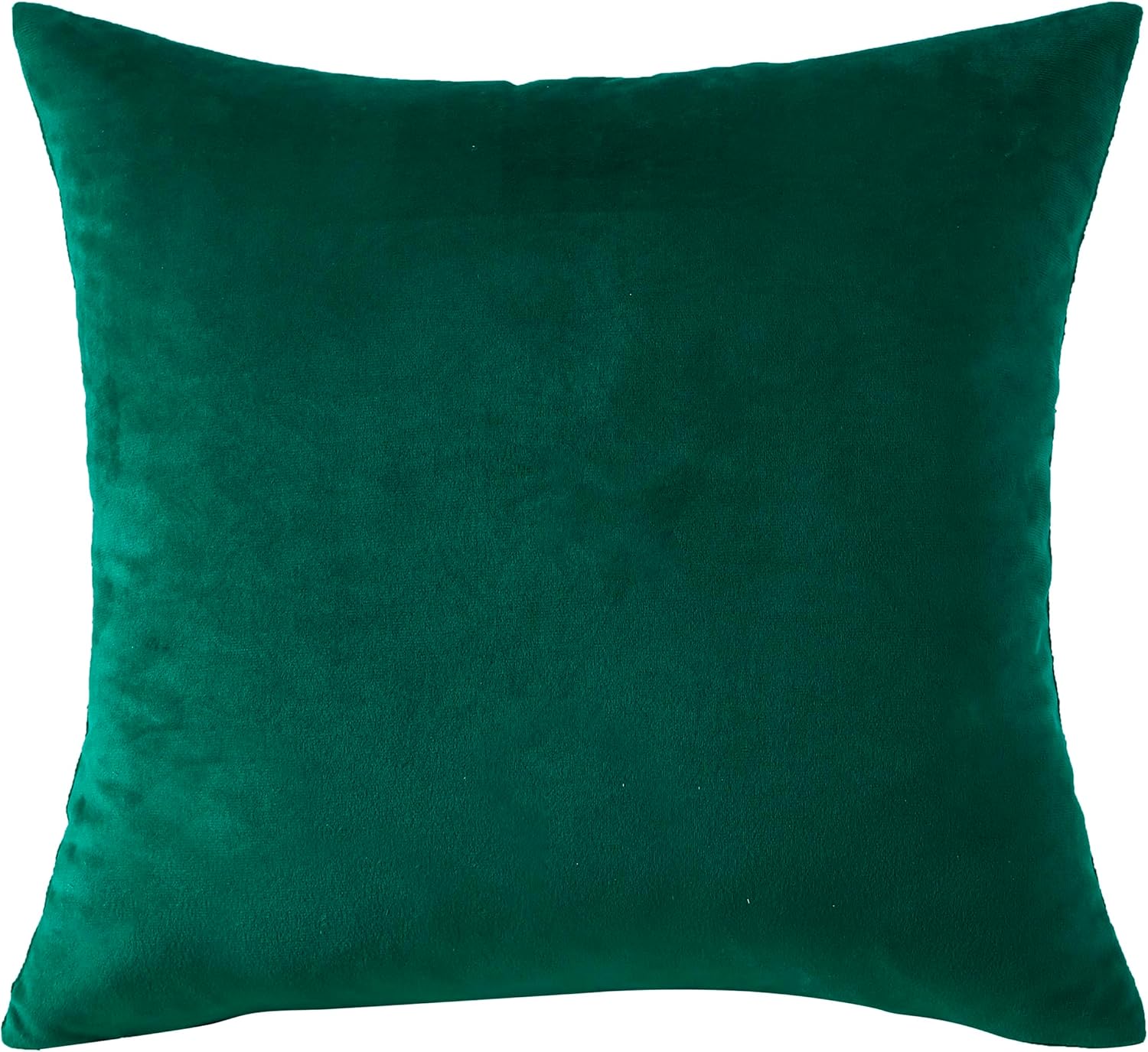 Tosleo Juego de 2 fundas de almohada de Navidad de 18 x 18 pulgadas, diseño de ciervo de Navidad color verde, decoración de Navidad, decoración roja