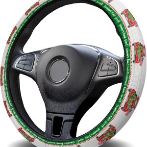 Car Steering Wheel Cover, Independence Day Theme Watermelon Truck and Crow Elastic Stretch Sponge Steering Wheels Protective Cover for Vehicles Car Steering Wheel Cover, Independence Day Theme Watermelon Truck and Crow Elastic Stretch Sponge Steering Wheels Protective Cover for Vehicles