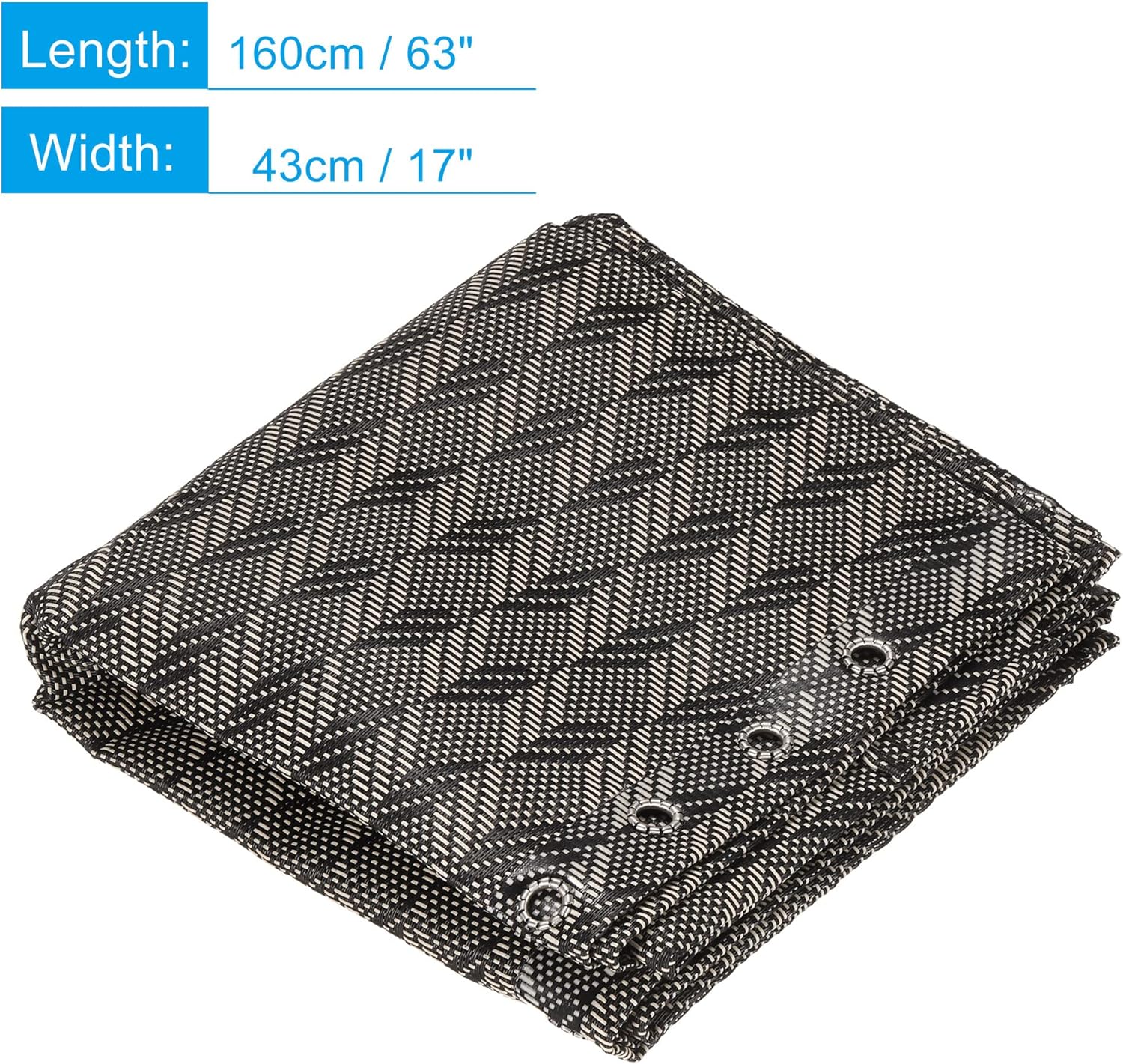 PATIKIL Tela de repuesto para silla de gravedad, silla antigravedad, herramienta de reparación para patio, campamento al aire libre, color gris rombo