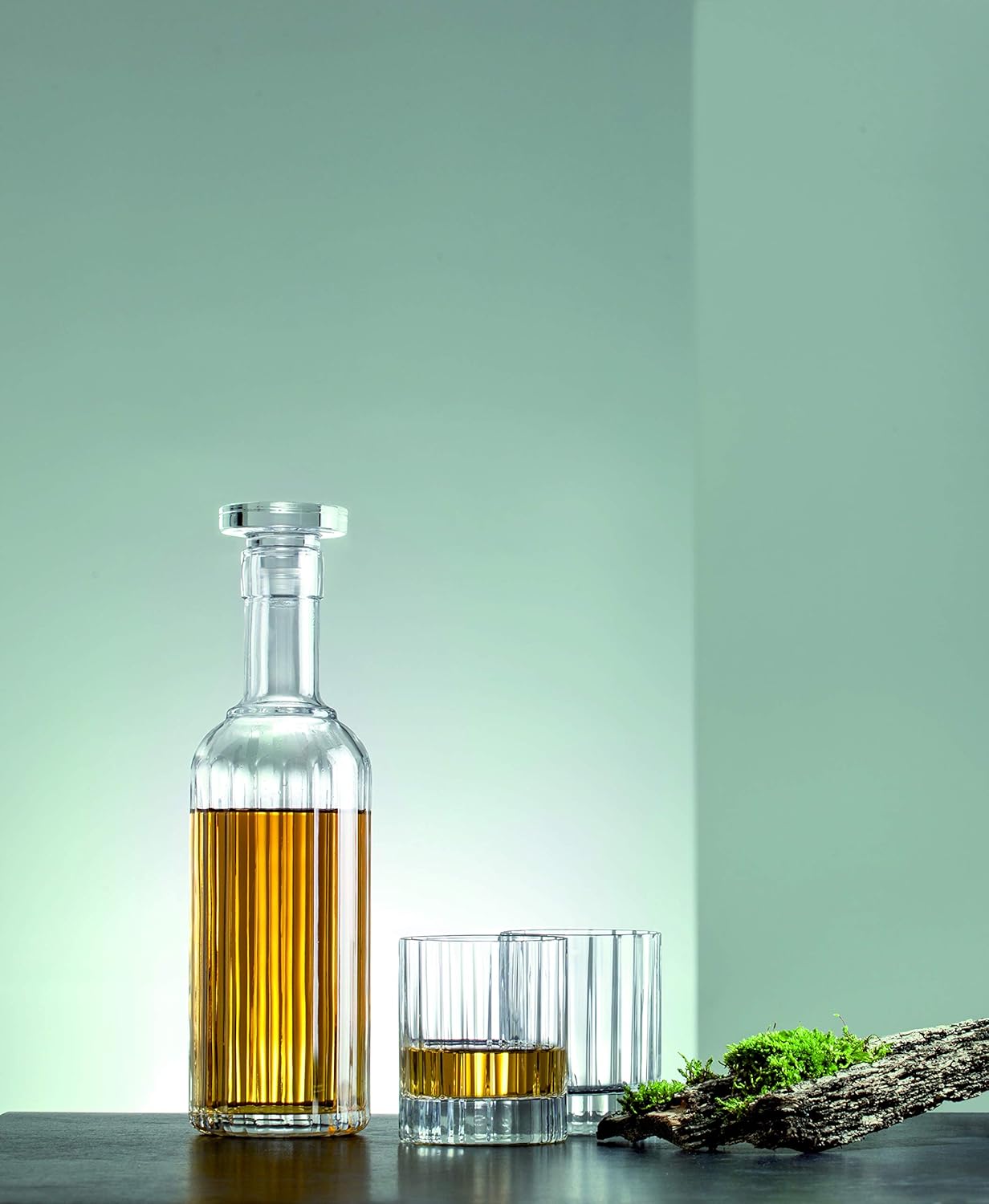 Luigi Bormioli Bach Spirits – Botella con tapón de vidrio, 23.75 onzas, transparente