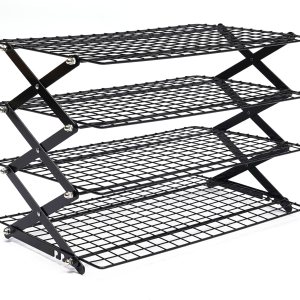 Estante de enfriamiento de 234 niveles, estante de almacenamiento plegable para picnic al aire libre para cocinar, asar a la parrilla, estante de Estante de enfriamiento de 234 niveles, estante de almacenamiento plegable para picnic al aire libre para cocinar, asar a la parrilla, estante de