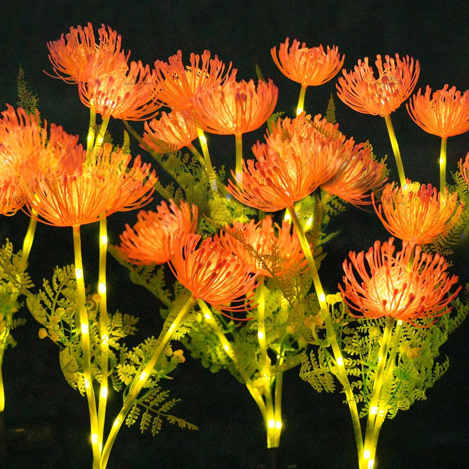 Luces solares de jardín, luces solares al aire libre para decoración de jardín, luces de flores de alfiler para jardín, patio, camino, decoración de