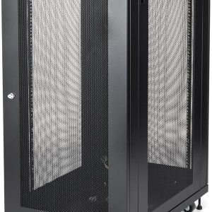 StarTech.com Gabinete para rack de servidores de 4 postes de 24U, gabinete de rack de datos de 19″ para equipos de TI  red, con rieles de montaje StarTech.com Gabinete para rack de servidores de 4 postes de 24U, gabinete de rack de datos de 19″ para equipos de TI  red, con rieles de montaje