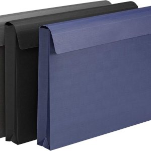 Smead Cartera de lino expandible, expansión de 2.0 in, cierre de velcro, tamaño tabloide, colores surtidos, 3 por paquete (71170)) Smead Cartera de lino expandible, expansión de 2.0 in, cierre de velcro, tamaño tabloide, colores surtidos, 3 por paquete (71170))