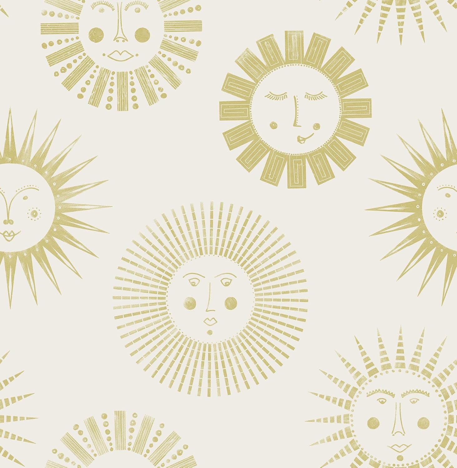 NuWallpaper NUS4000 Konark – Papel tapiz para despegar y pegar, color crema