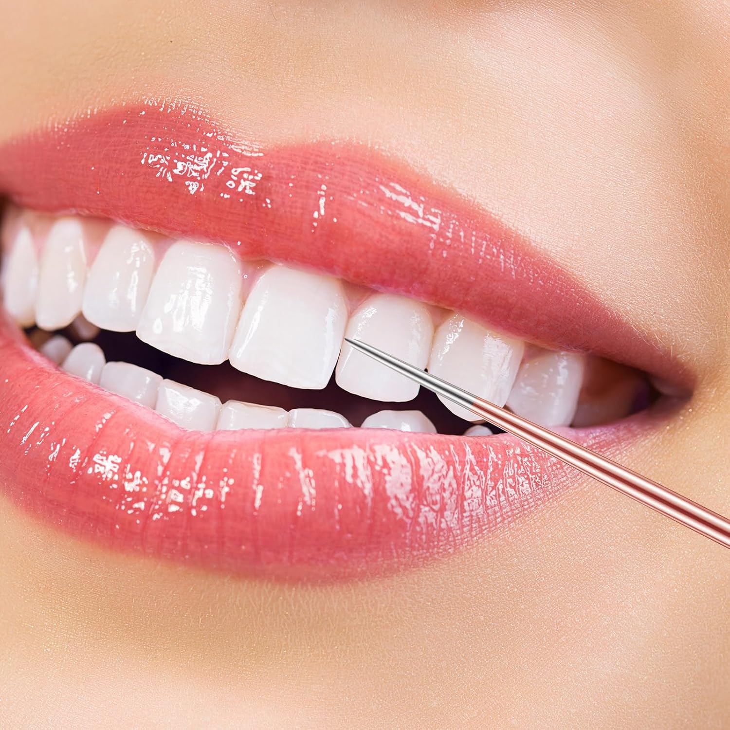Mini soporte portátil de titanio para palillos de dientes con 10 palillos de dientes de titanio reutilizables, impermeable, palillos de dientes,