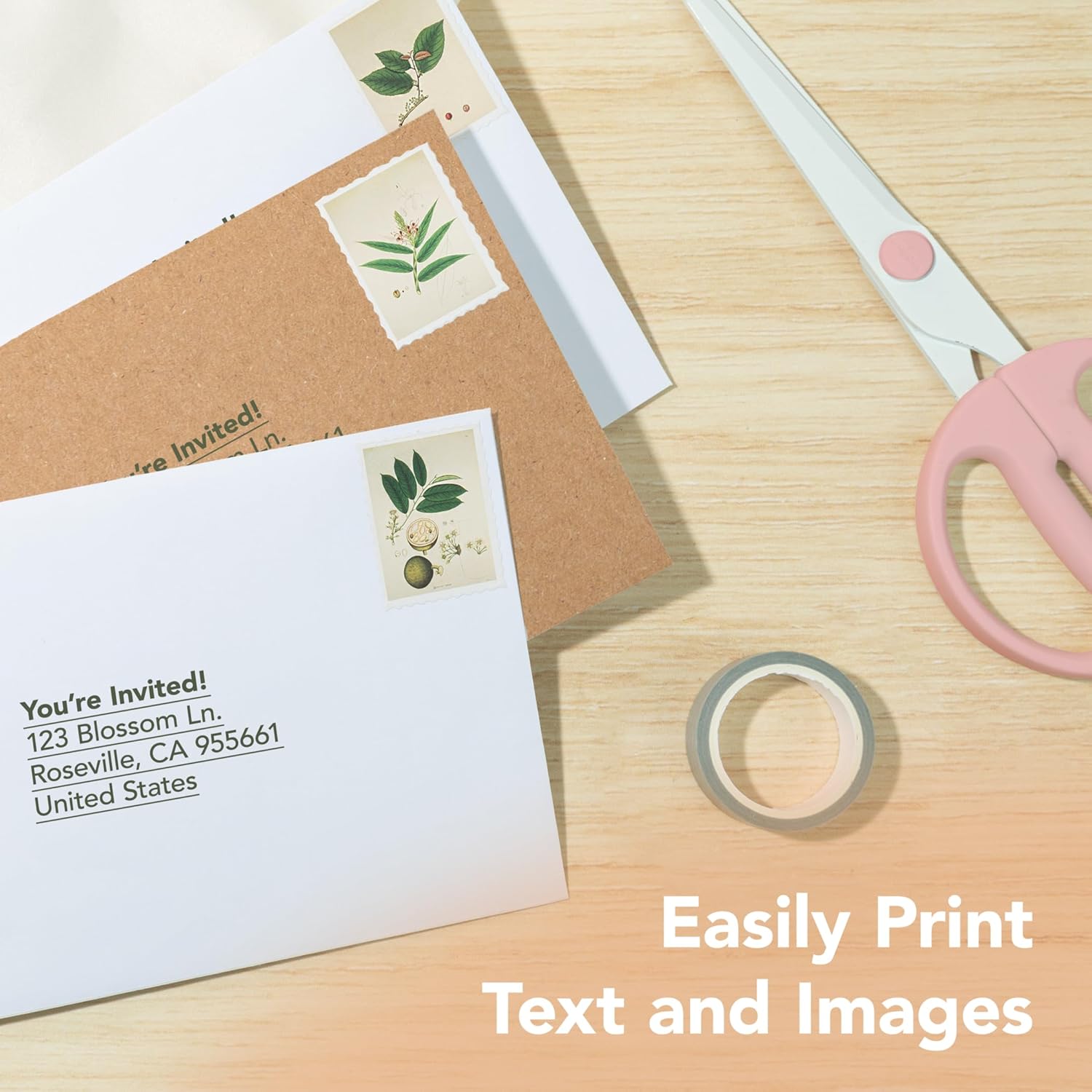 Pack It Chic – Sobres de papel kraft A7 de 5 x 7 pulgadas (250 unidades) sobres autosellados para invitaciones de boda, tarjetas de salvar la fecha,
