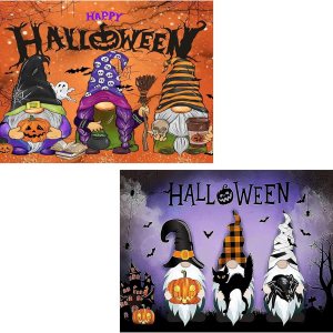 Aestalrcus Paquete de 2 kits de pintura de diamantes de Halloween para adultos, kits de arte de diamantes de Halloween para adultos, kits de arte de Aestalrcus Paquete de 2 kits de pintura de diamantes de Halloween para adultos, kits de arte de diamantes de Halloween para adultos, kits de arte de