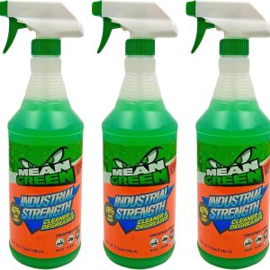 Mean Green 132 Limpiador y desengrasante de fuerza industrial, 32 onzas líquidas (paquete de 3) Mean Green 132 Limpiador y desengrasante de fuerza industrial, 32 onzas líquidas (paquete de 3)