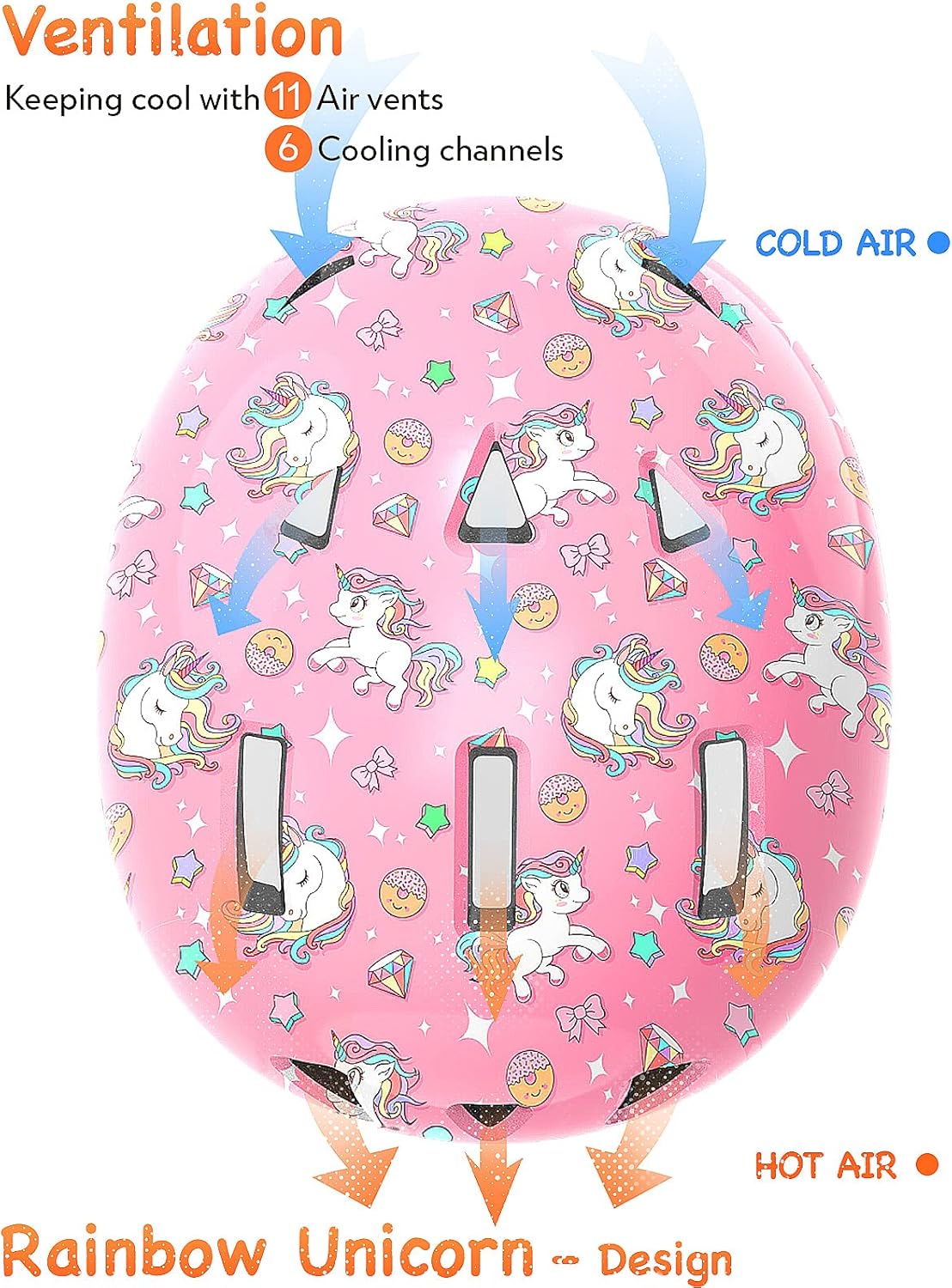 Casco de bicicleta para niños y niñas, cascos ajustables para niños, desde bebébebé hasta niños, 12345678 años con luztalla XS