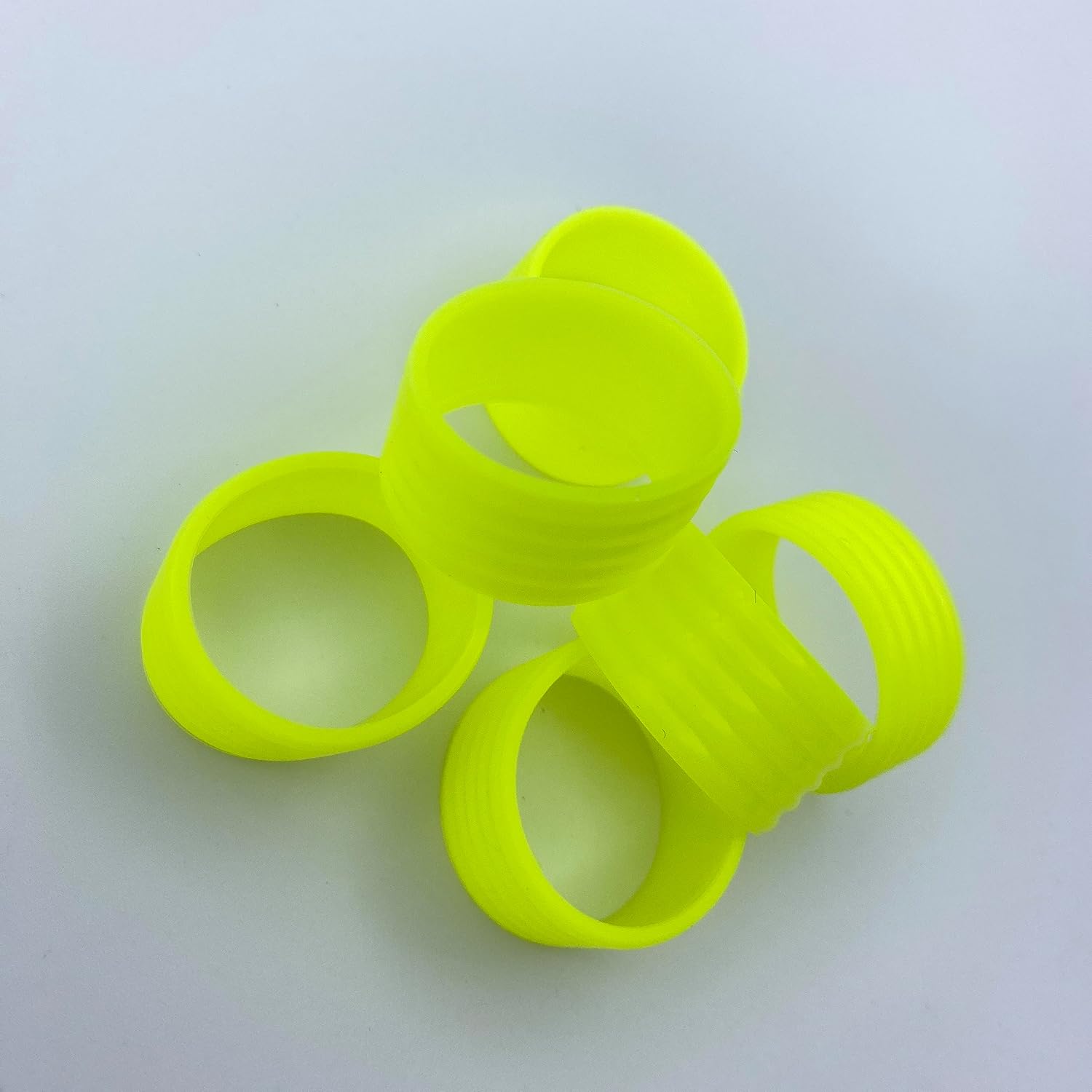 Buena elasticidad 8-15 piezas de raqueta de tenispaletas de pickleballsquash anillo de silicona raqueta bandas de agarre anillo de goma, anillo de