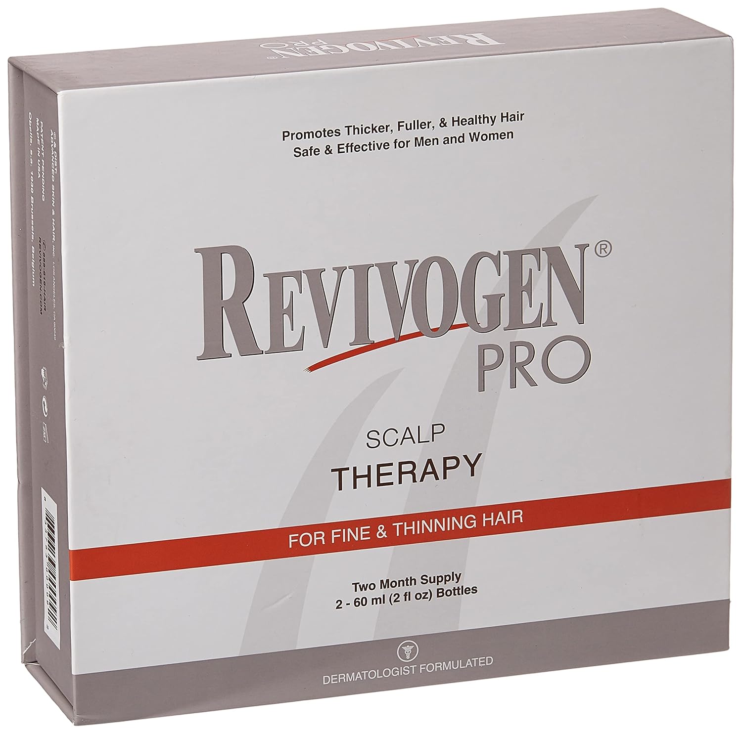 Revivogen PRO Scalp Therapy Two-Month Kit, Thicker and Fuller Hair for Women with Hair Loss, Effective DHT Blocking Treatment for Fine and Thinning