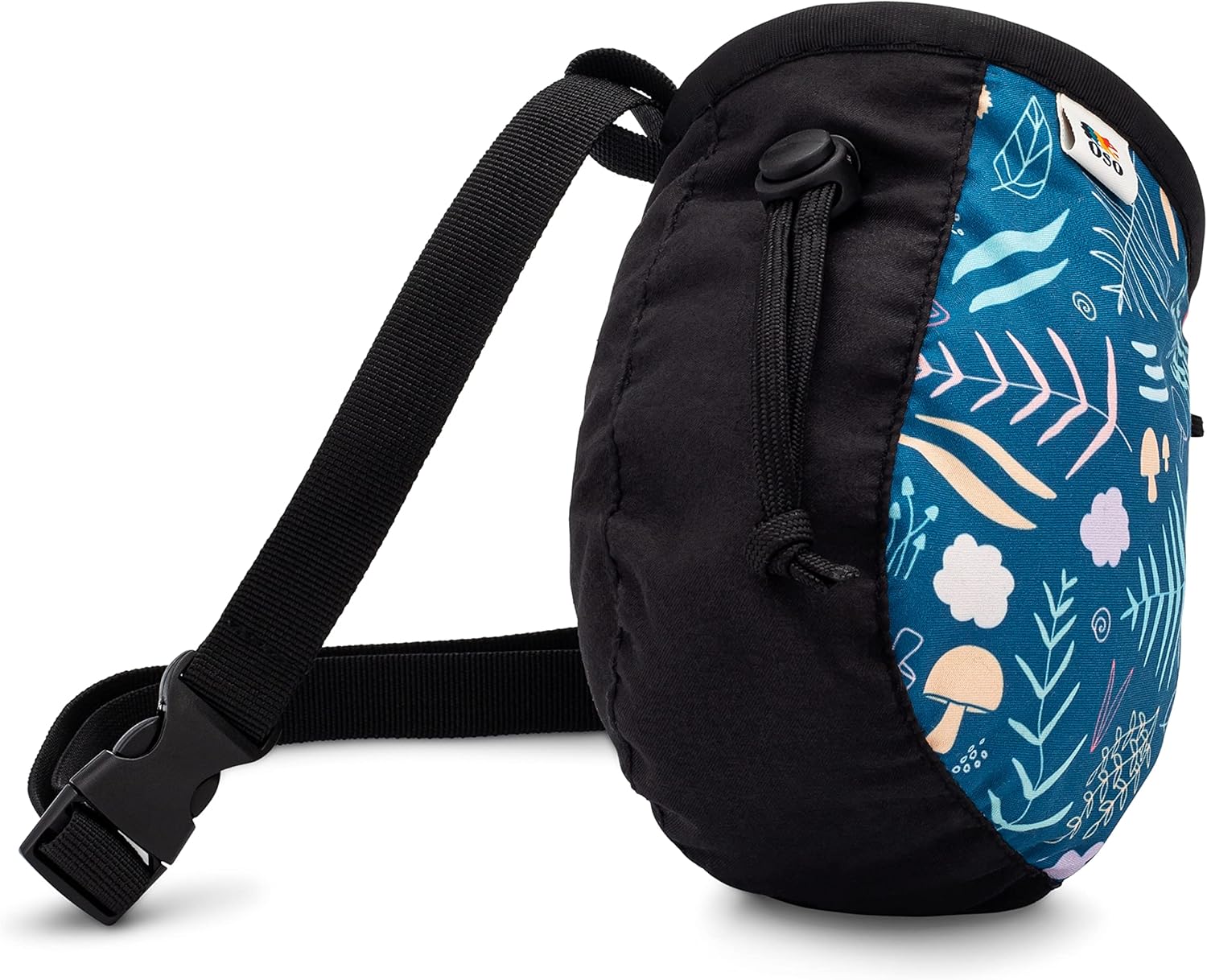 Bolsa de tiza para escalada en roca, bolsa de cierre de cordón sin fugas, cinturón de clip rápido ajustable, perfecta para escalada en gimnasio,