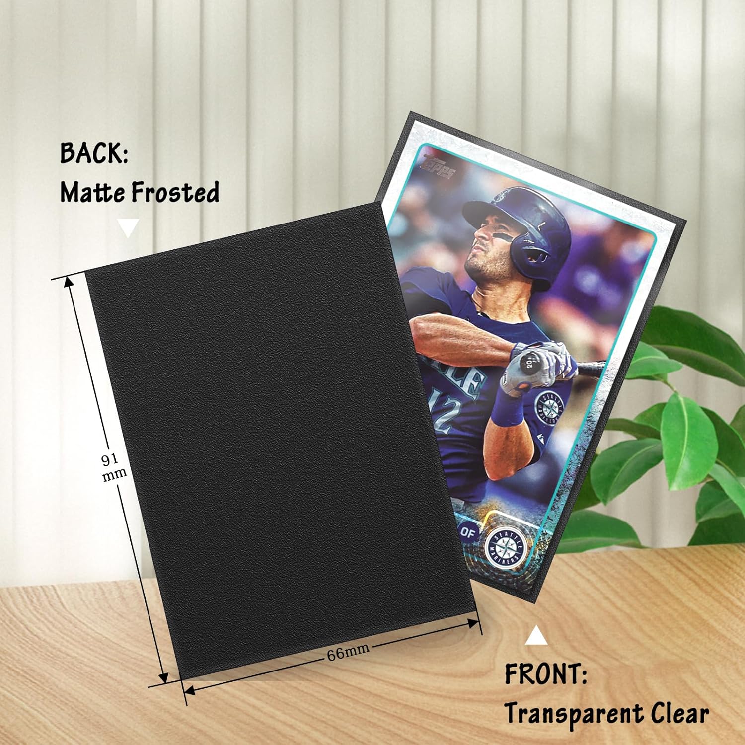 1000 fundas de tarjetas para tarjetas intercambiables, fundas mate para tarjetas, protectores de tarjetas compatibles con tarjetas de béisbol,
