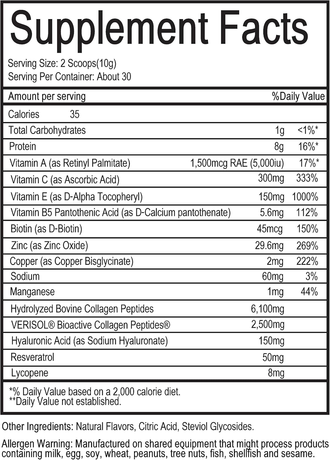Un suplemento de colágeno hidrolizado formulado alrededor de cómo funciona el colágeno en el cuerpo  Producción, defensa, absorción y refuerzo