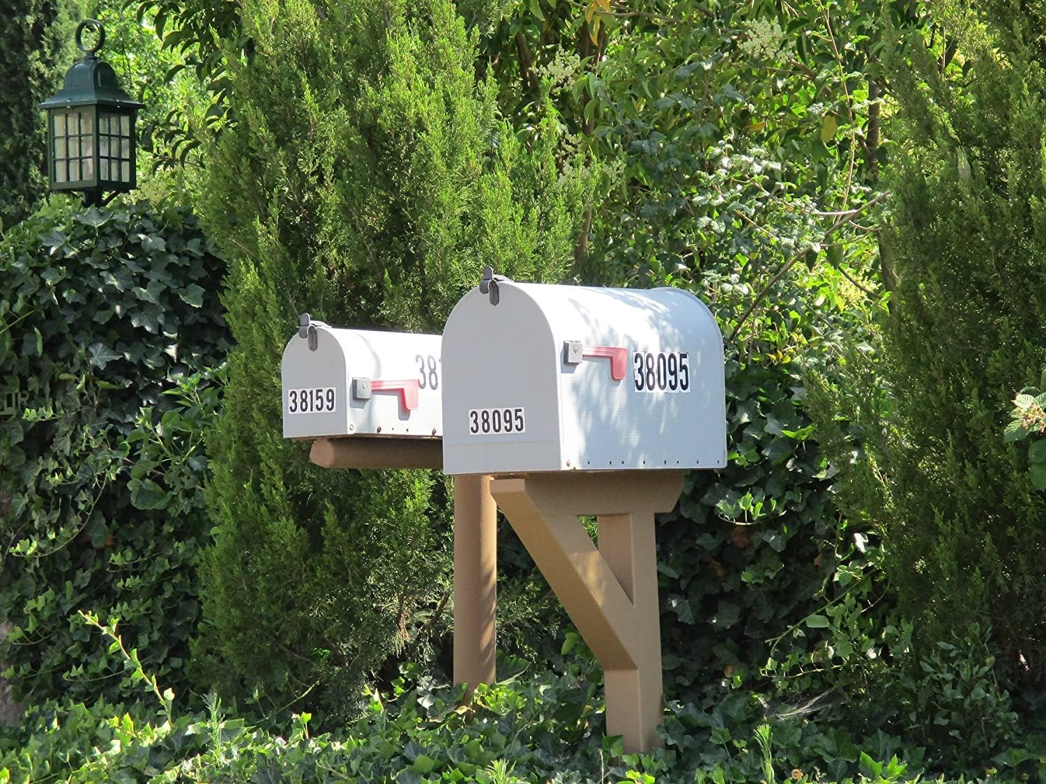 Curb N Sign – Adhesivo de números para buzón, calcomanías de vinilo prémium para el hogar, números reflectantes de casa para buzón, puerta