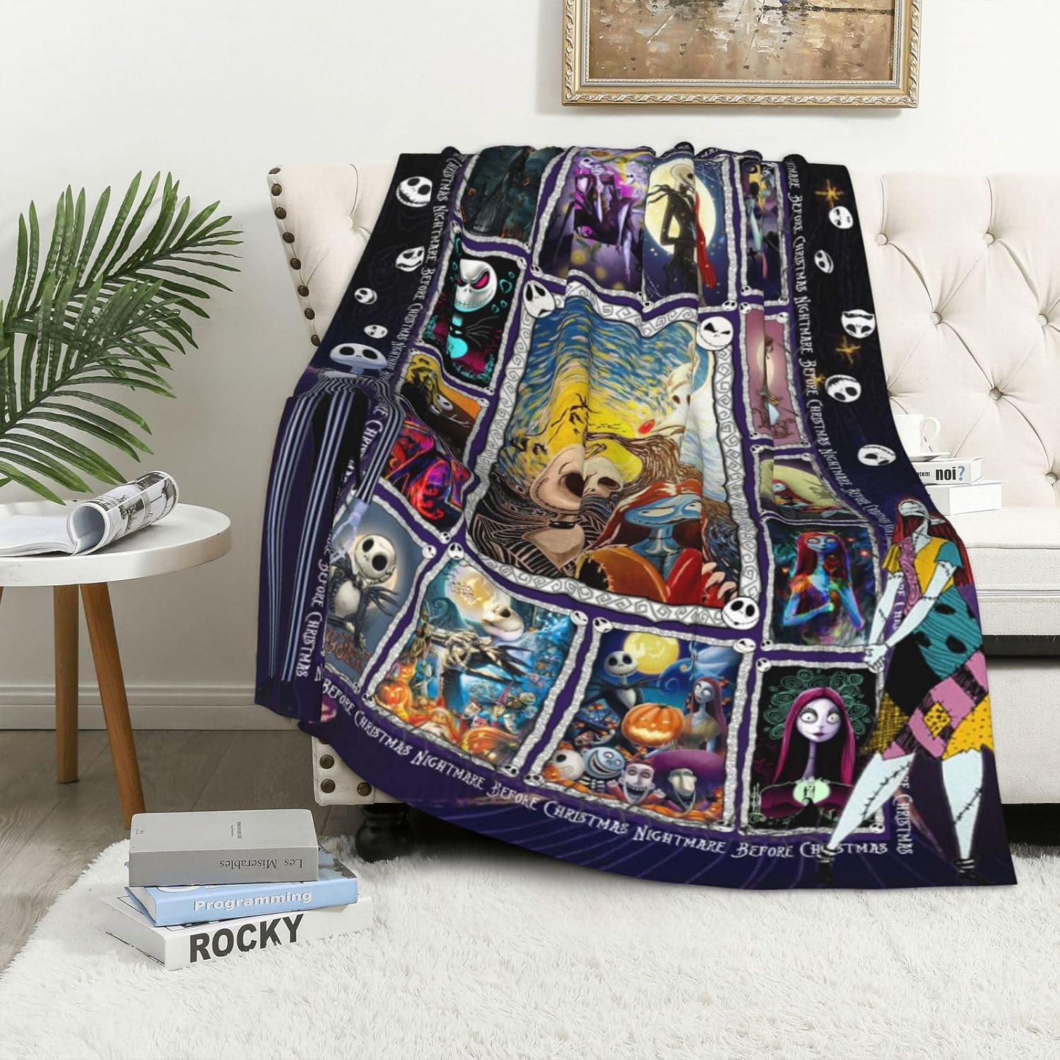 Manta de franela ultra suave de Halloween, manta ligera y cálida, regalos para niños y adultos, 40 x 30 pulgadas