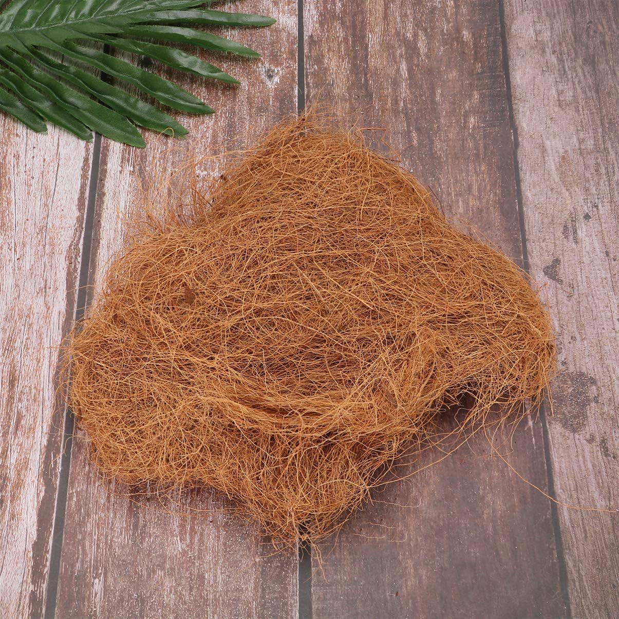 Cabilock Natural Coco Liners – Tapete de fibra de coco y coco, cesta de coco para bricolaje, cesta de flores, verduras, red para pájaros, 5.9 in,