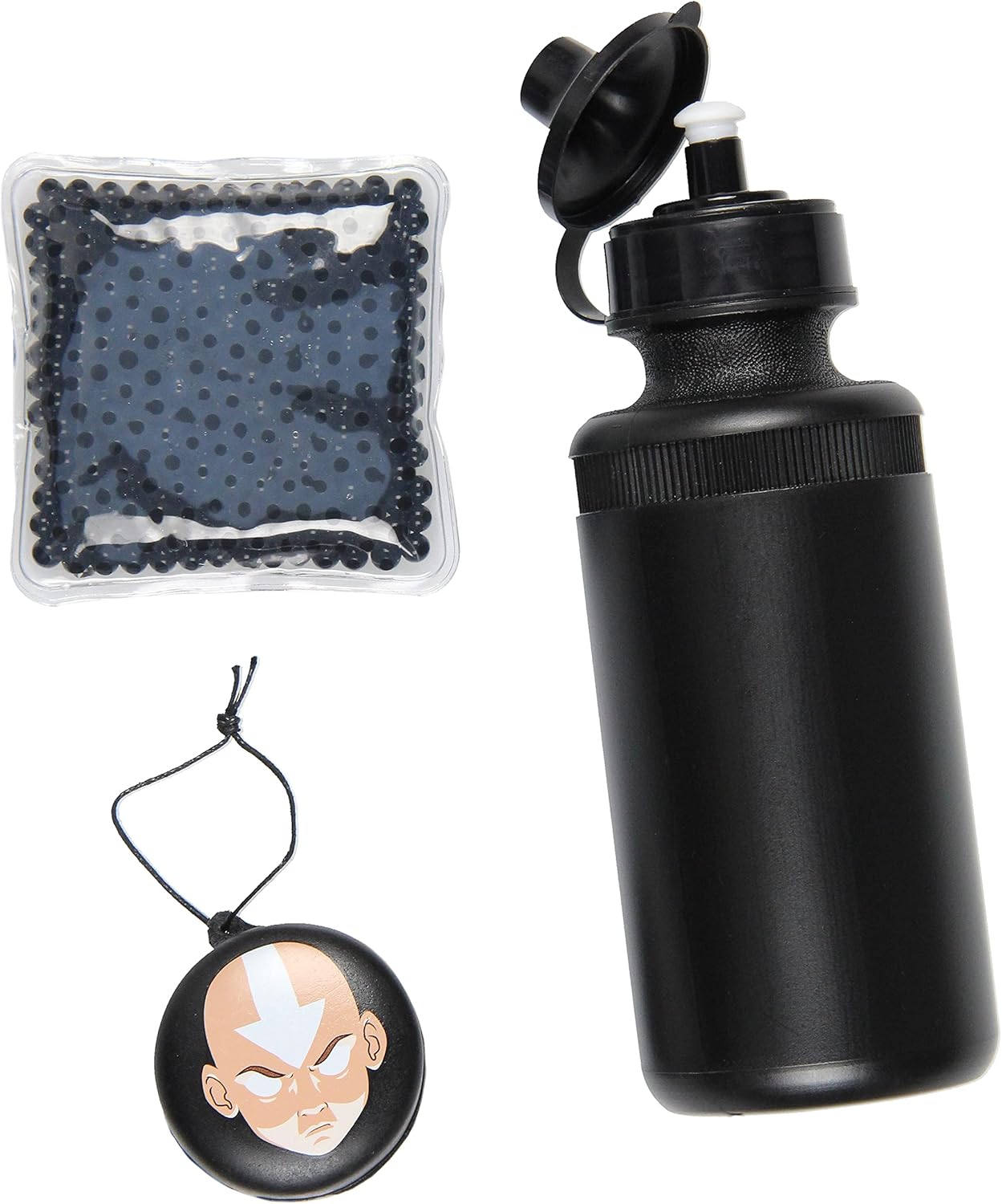 Nickelodeon Avatar The Last Airbender Characters Aang Zuko Katara Sokka – Mochila de 5 piezas, botella de agua Icepack, Varios colores, Personajes