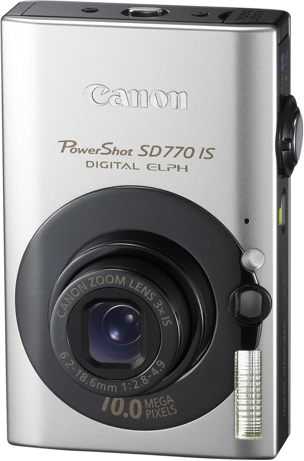 Canon PowerShot SD770IS Cámara digital de 10MP con zoom estabilizado de imagen óptica 3x (negro)