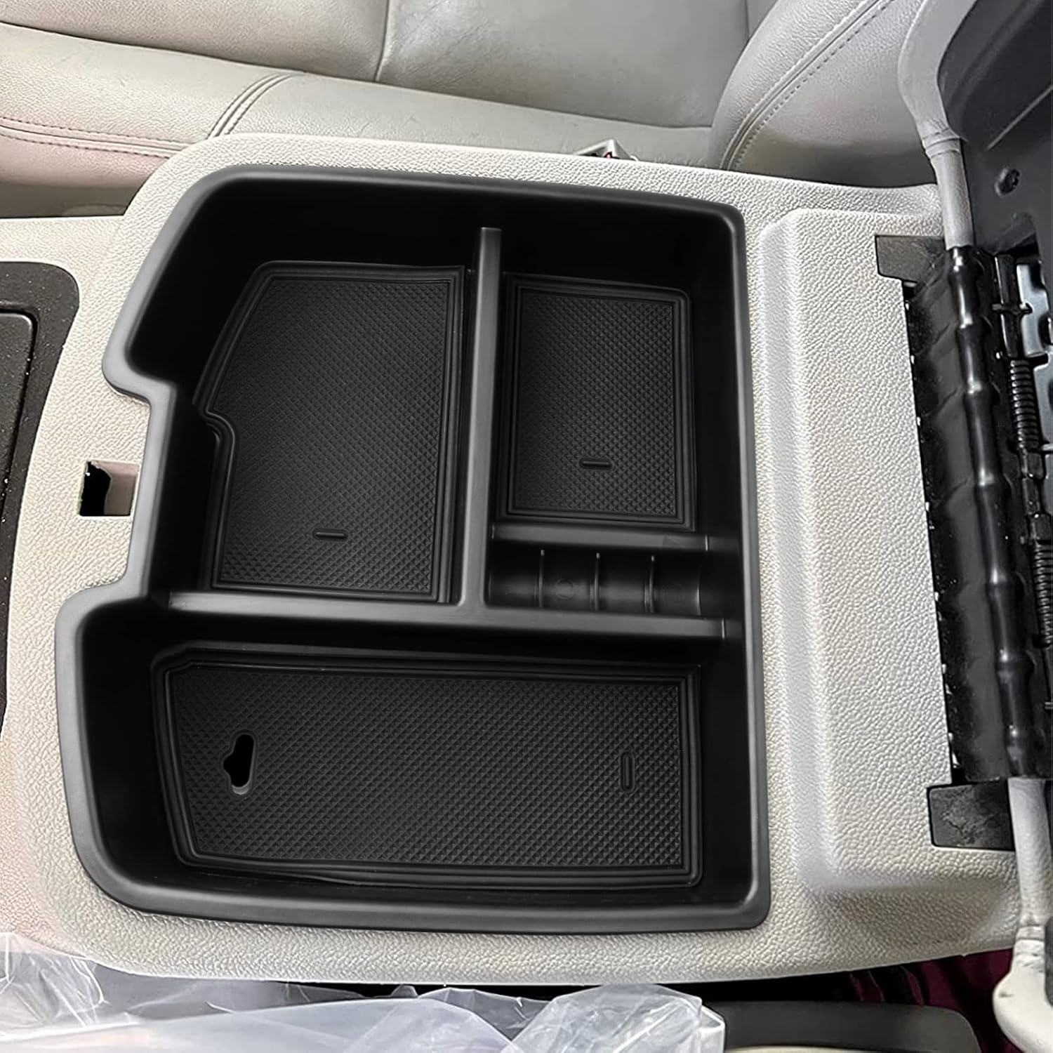 Organizador de consola central compatible con Chevy Silverado GMC Sierra Avalanche Tahoe Suburban Yukon Yukon XL 2007-2014, accesorios solo para
