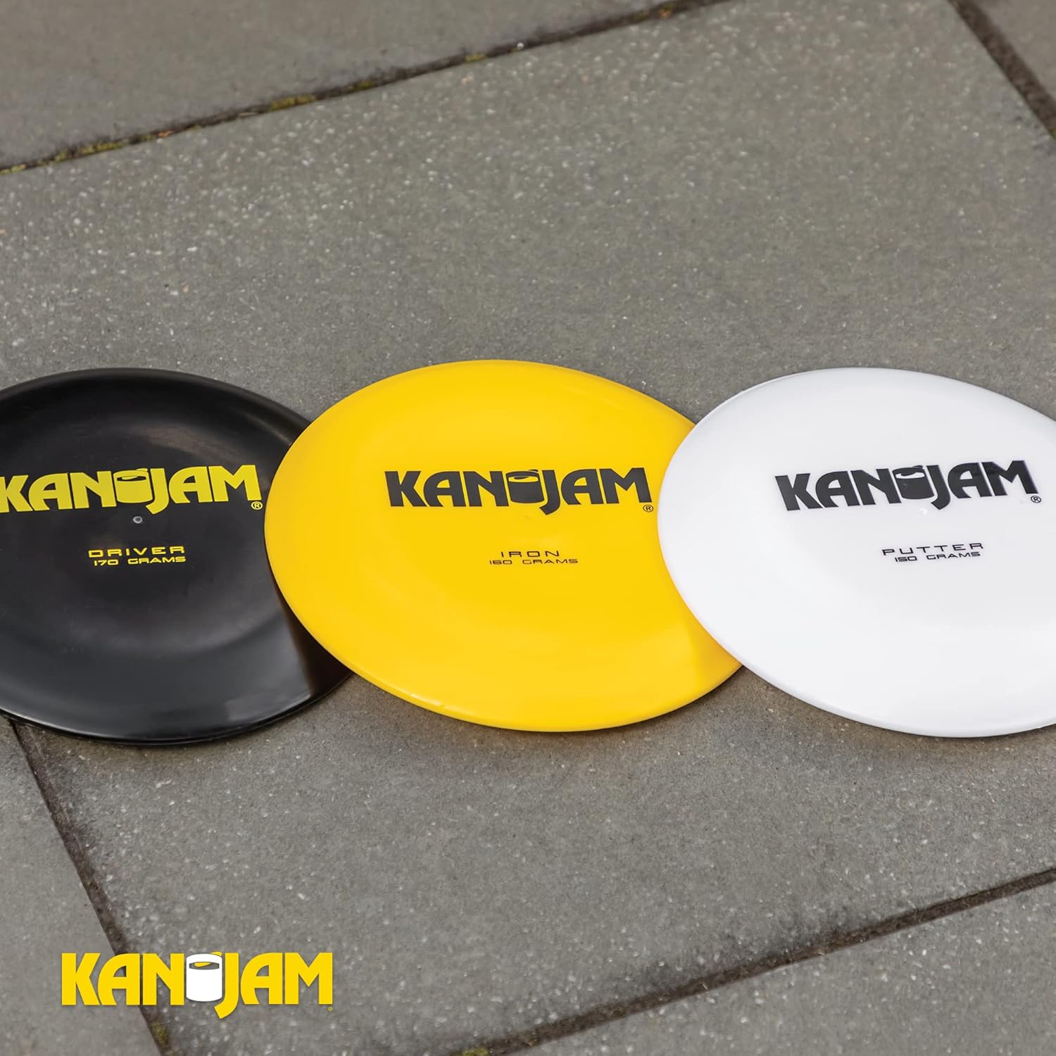 Kan Jam Ultimate Disc – Juego de golf con 1 disco de golf y 2 discos para cestas de golf, juego de golf Frisbee al aire libre con bolsa de transporte