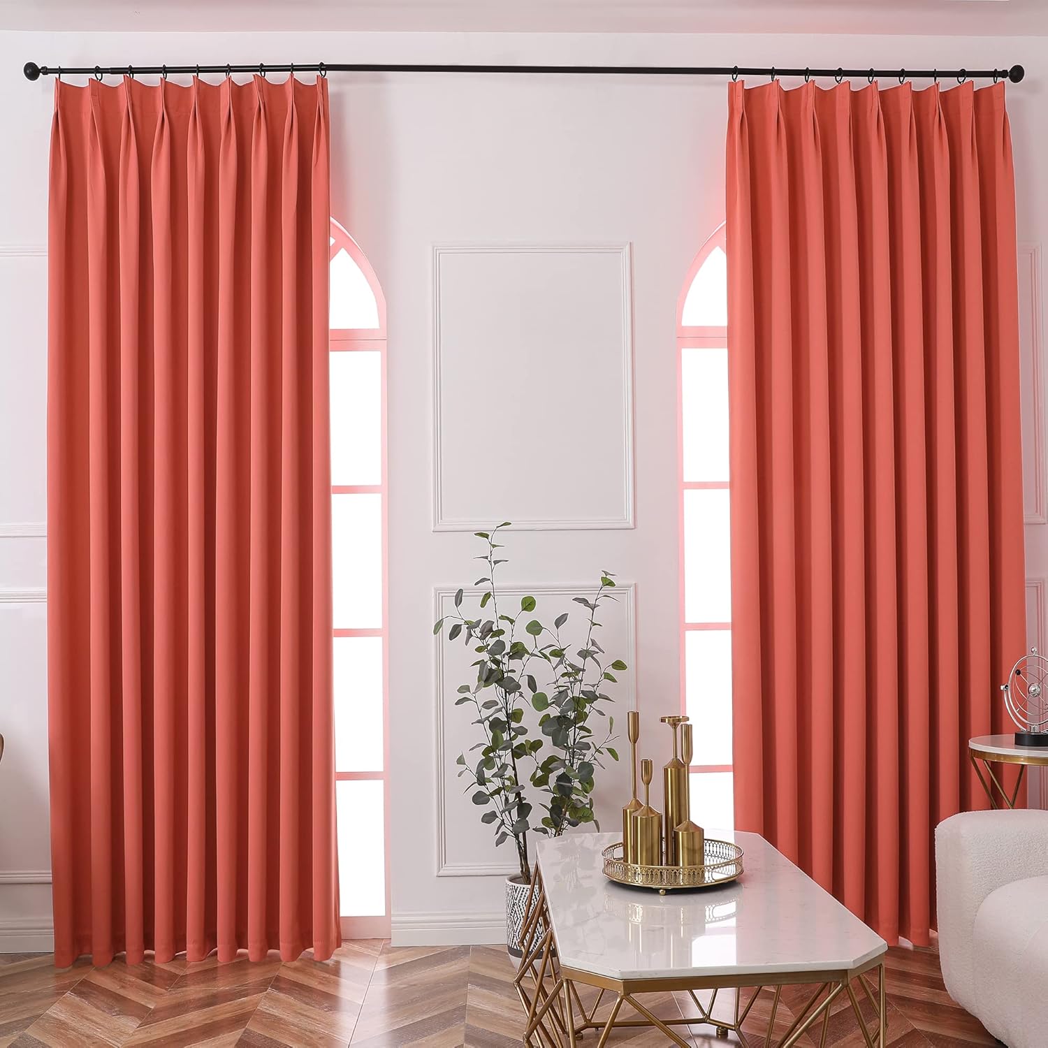 Cortina plisada ancha para sala de estar, cortina plisada extra ancha para bloqueo de luz de techo a suelo, cortina para puerta de patio loft, 84 x