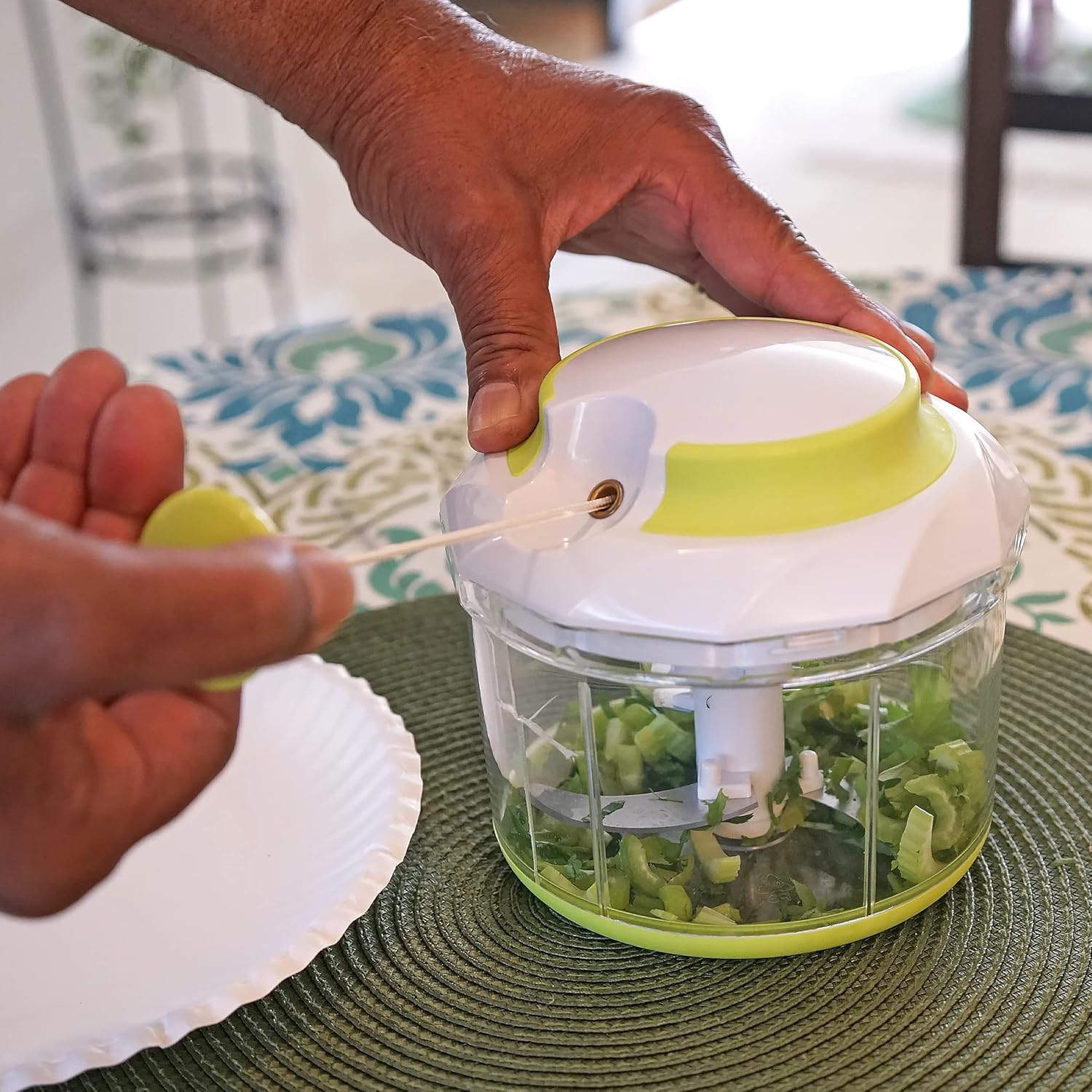 Southern Homewares Picador manual de alimentos de mano carne vegetal grande 4.5 tazas