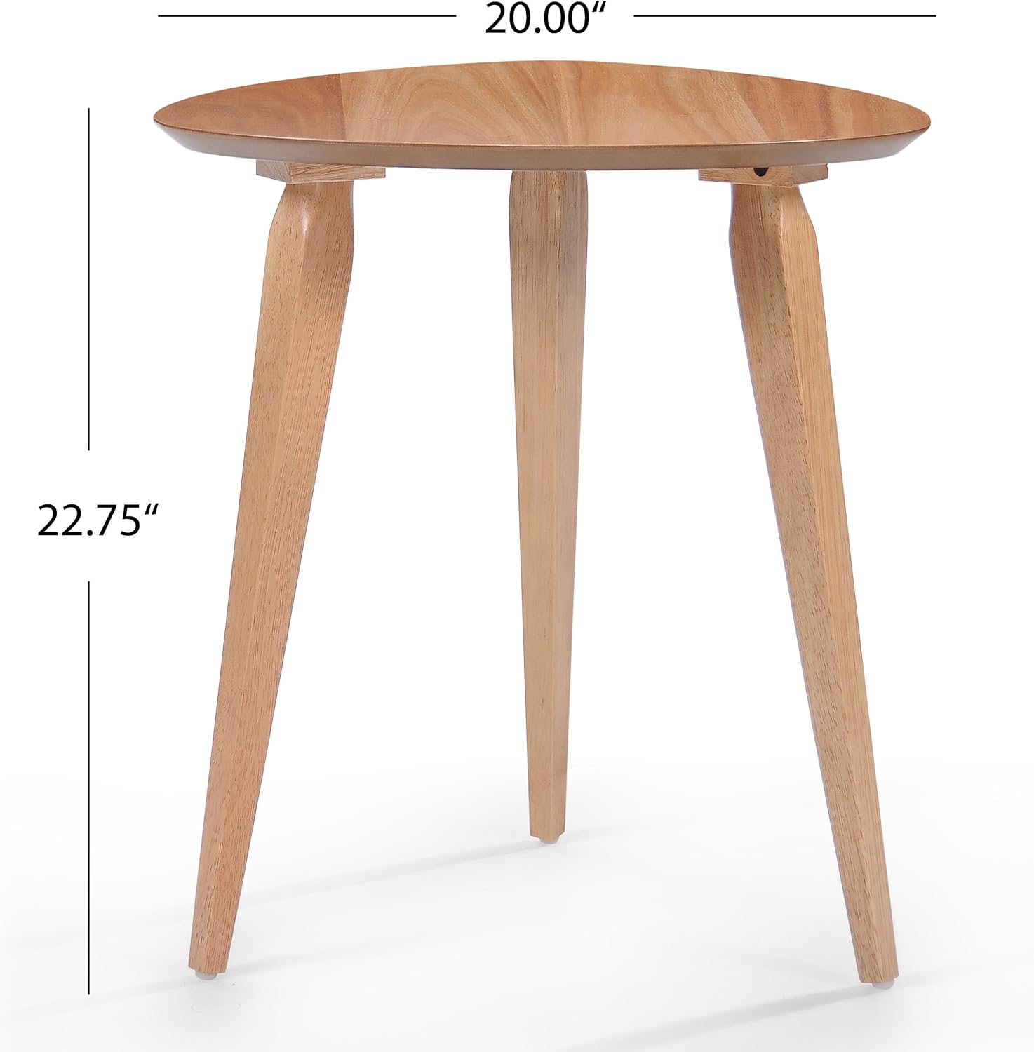 Christopher Knight Home Hoyt – Mesa auxiliar de madera, acabado natural