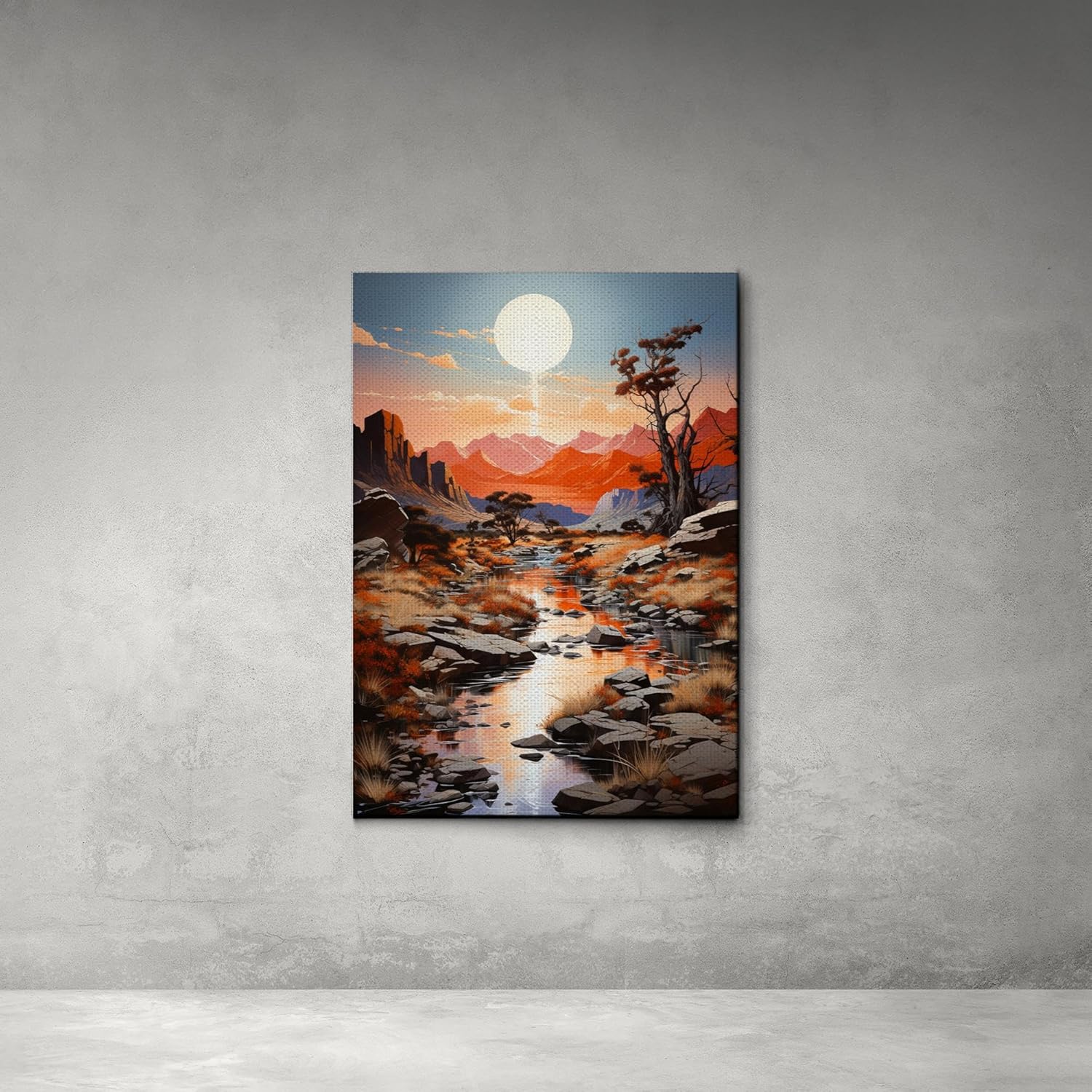 Red Mesa, Archival Print of Landscape Prints of Red Mountain in Mesa, Arizona, Canvas Prints, Art Decor