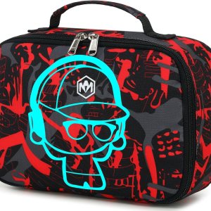 LEDAOU Lonchera con aislamiento térmico para niñas, bolsa de almuerzo reutilizable para escuela, picnic, senderismo, trabajo LEDAOU Lonchera con aislamiento térmico para niñas, bolsa de almuerzo reutilizable para escuela, picnic, senderismo, trabajo